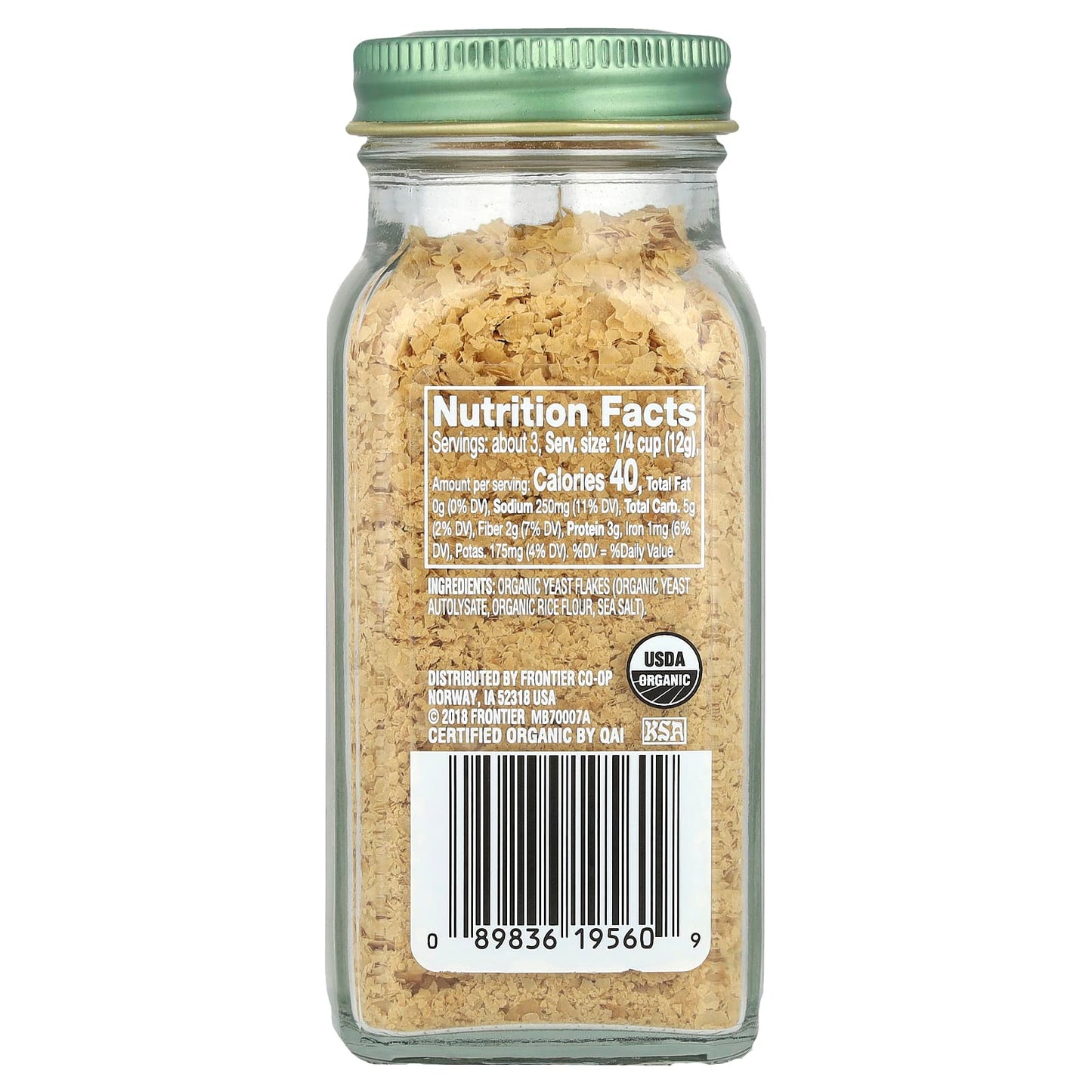 Simply Organic, Nutritional Yeast, 1.32 oz (37 g) - Image 2