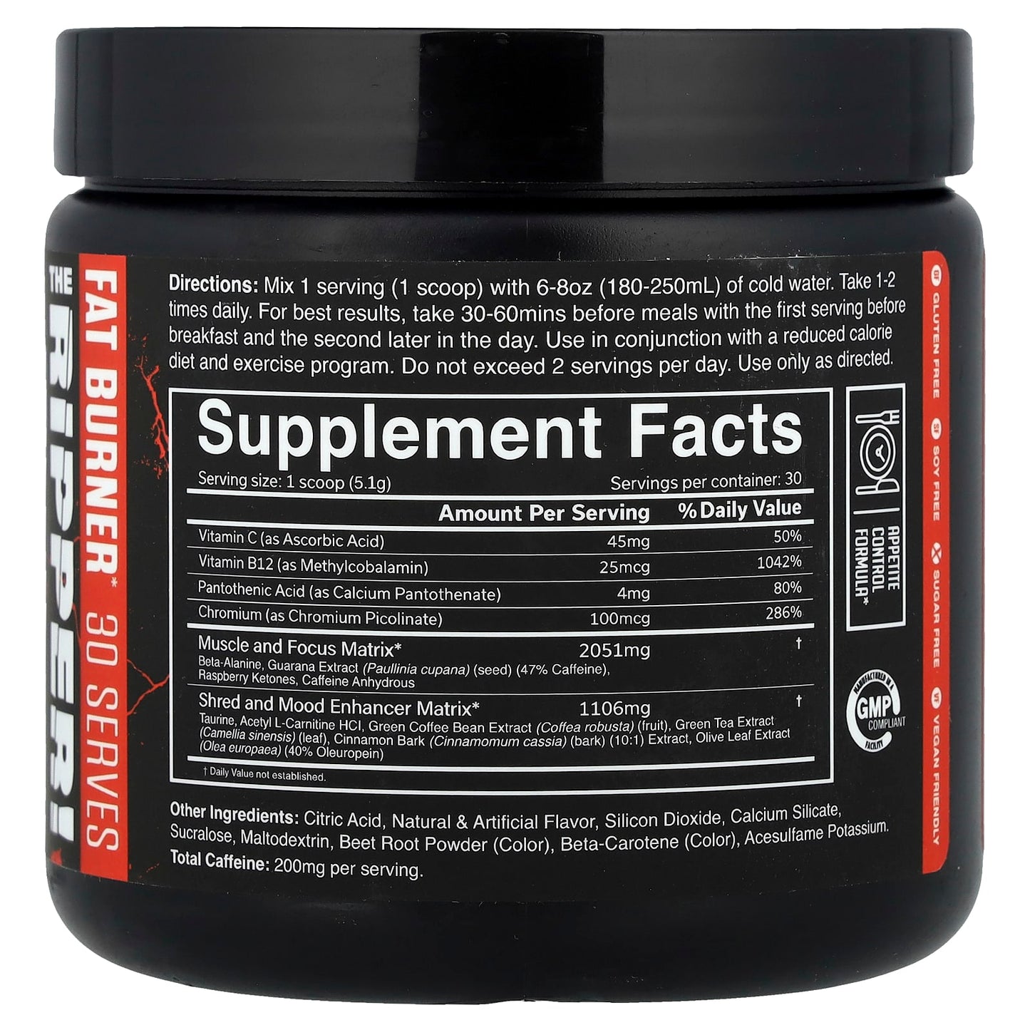 JNX Sports The Ripper Fat Burner for Energy & Weight Loss - Image 2