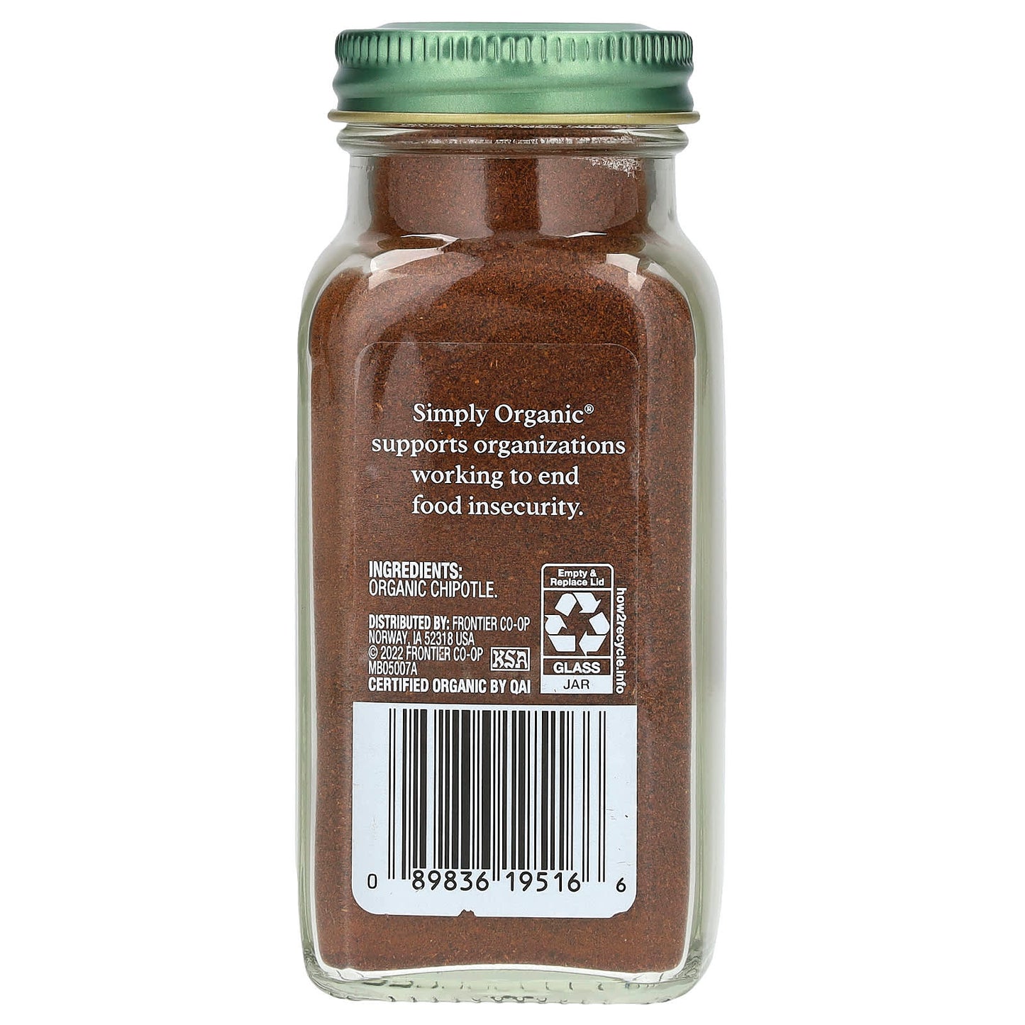 Simply Organic, Organic Chipotle Powder, 2.65 oz (75 g) - Image 2