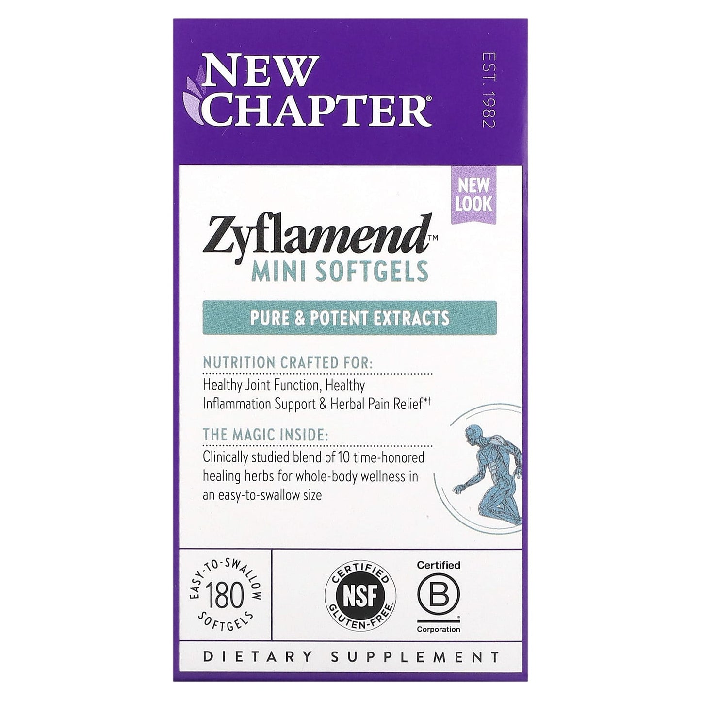 New Chapter, Zyflamend, 180 Mini Softgels - Image 1