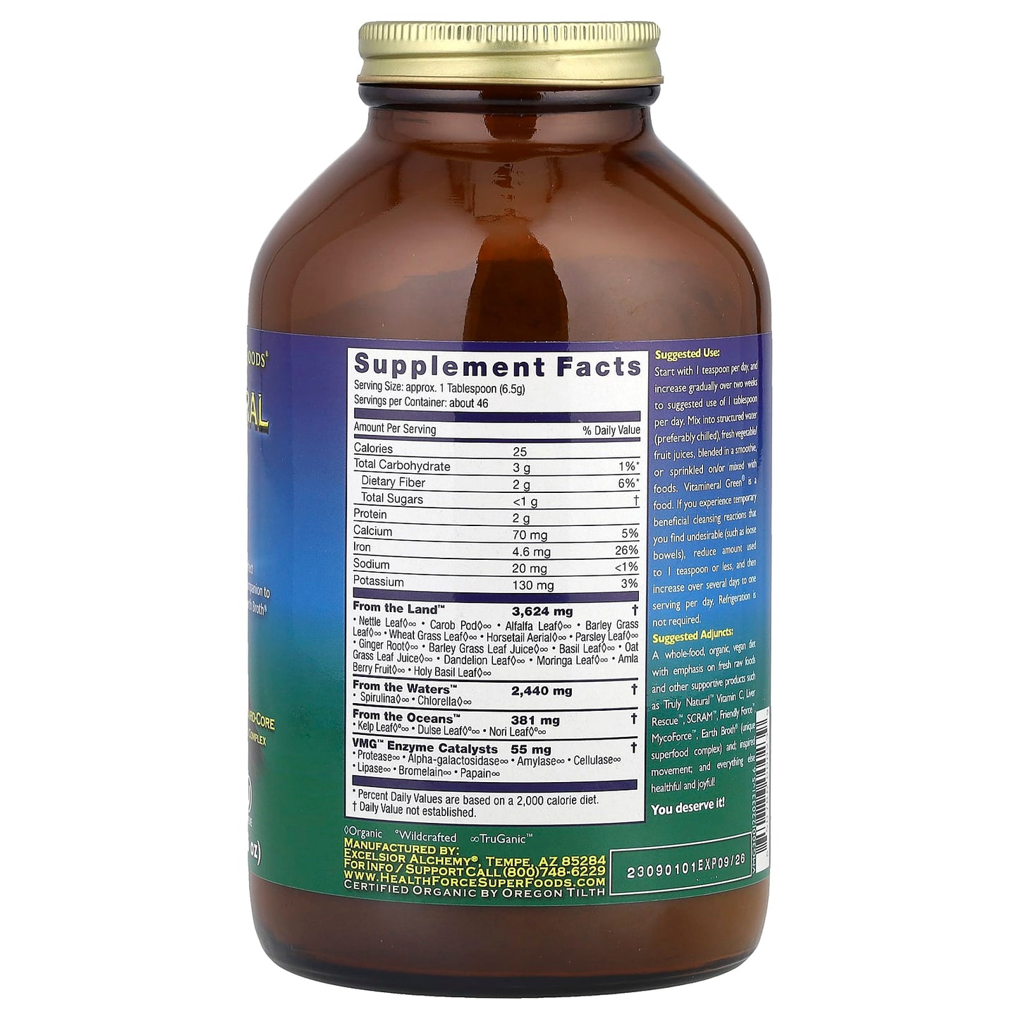 Vitamineral Green, Version 5.6 - Potent Green Superfood Complex - Image 2