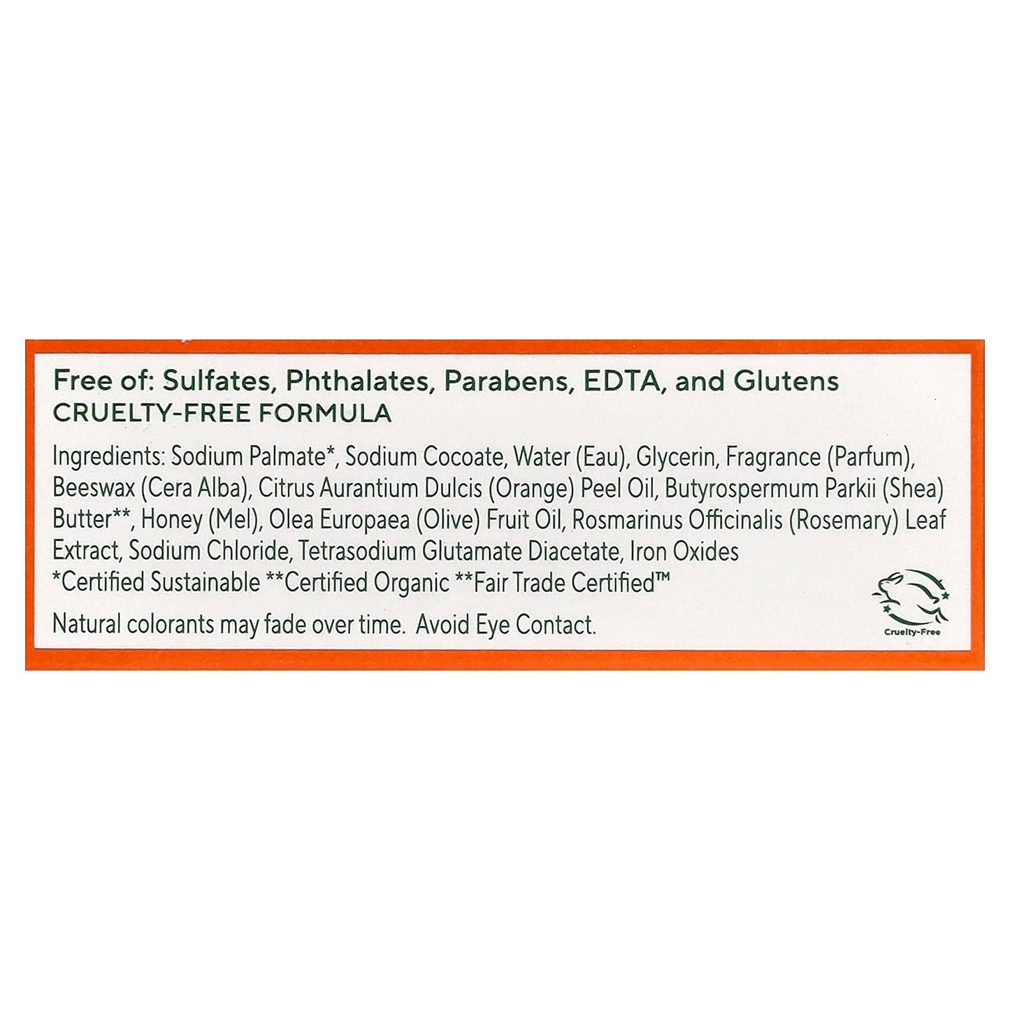 SoF, Triple Milled Bar Soap with Shea Butter, Orange Blossom & Honey, 1.7 oz (48 g) - Image 2