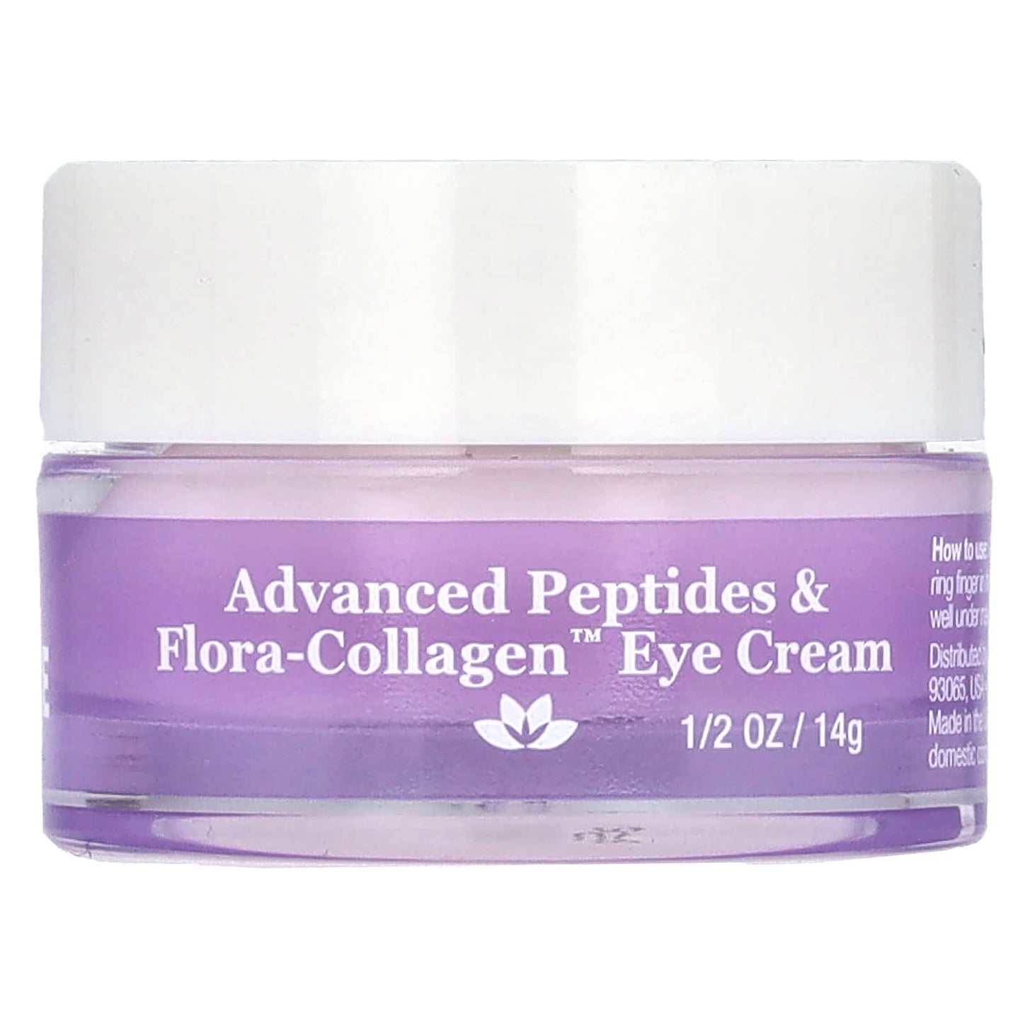 DERMA E Advanced Peptides & Flora-Collagen Eye Cream 0.5 oz (14g) - Image 1