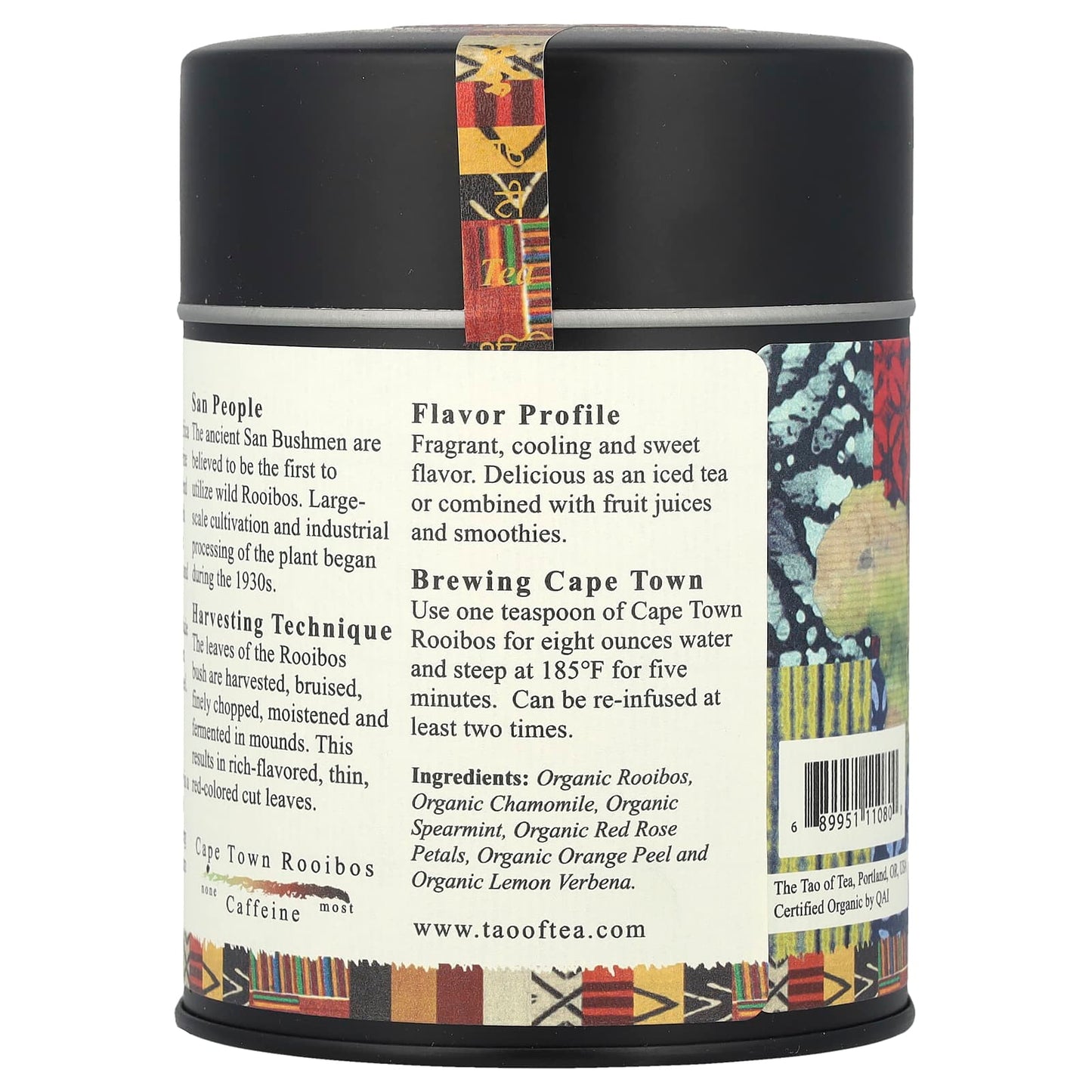 The Tao of Tea, Organic, Cape Town Rooibos, 4 oz (114 g) - Image 2