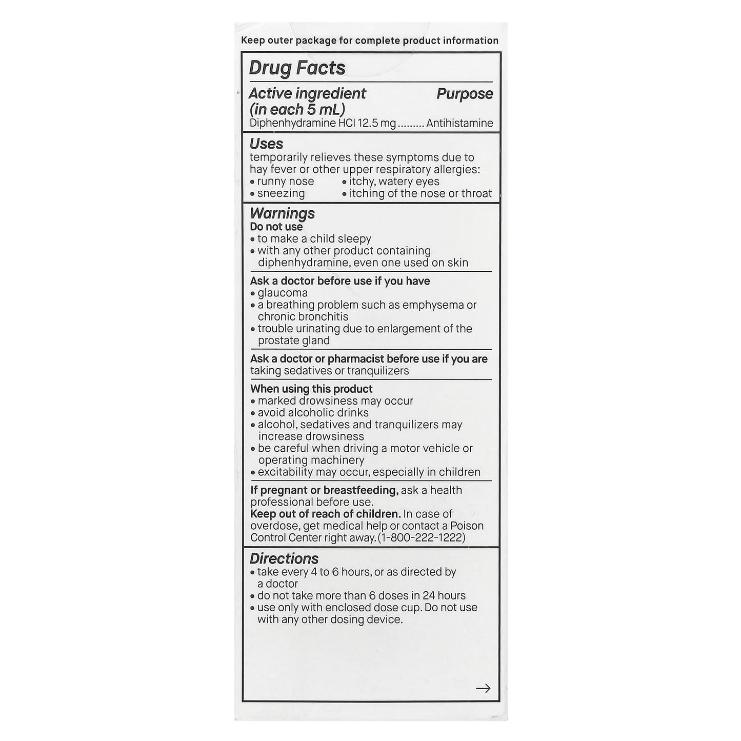 Genexa, Kids' Allergy, Ages 6+, Organic Agave, 4 fl oz (118 ml) (12.5 mg per Serving)