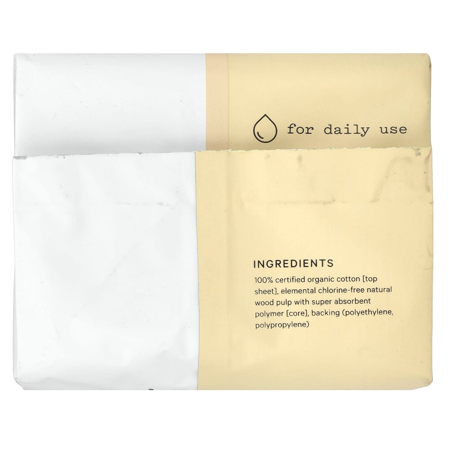 The Honey Pot Company, Non-Herbal Cotton Liners With Wings, Organic Incontinence Liners, 20 Count - Image 2