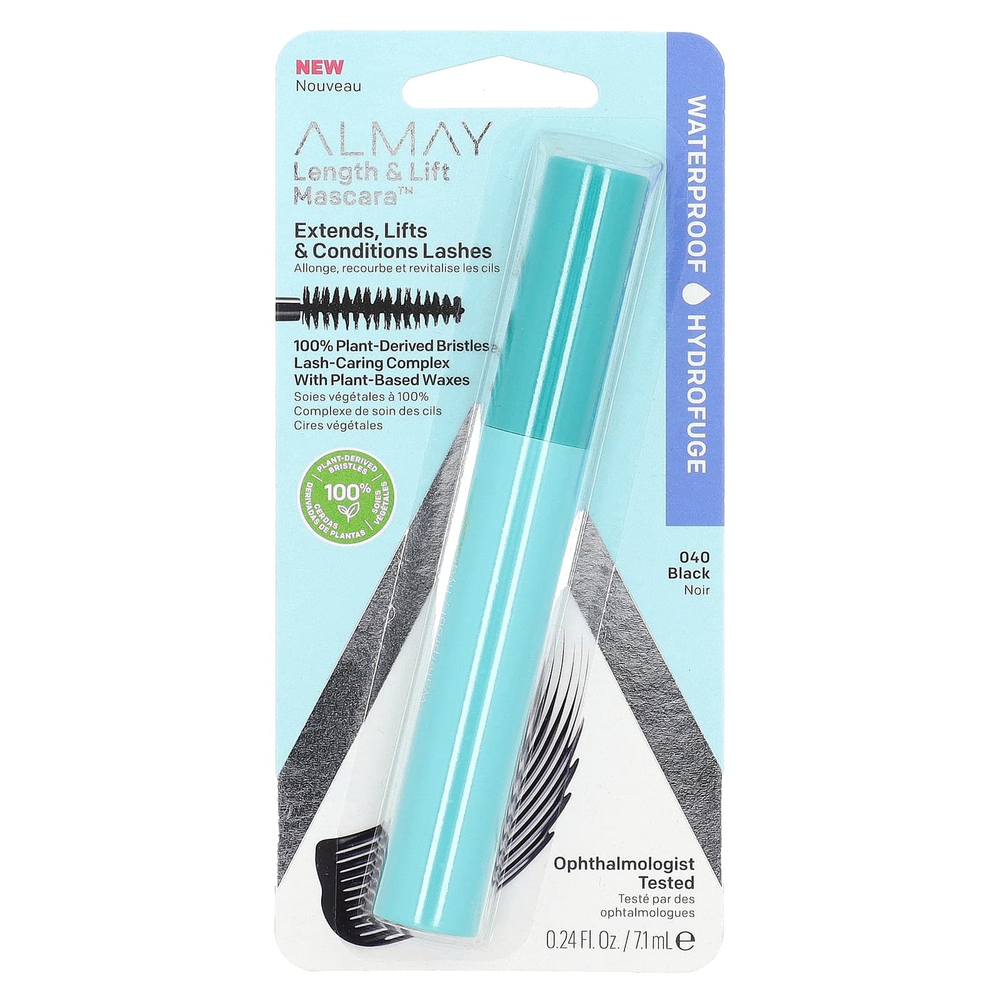 Almay Length & Lift Mascara, 0.24 fl oz, Waterproof & Cruelty-Free - Image 2