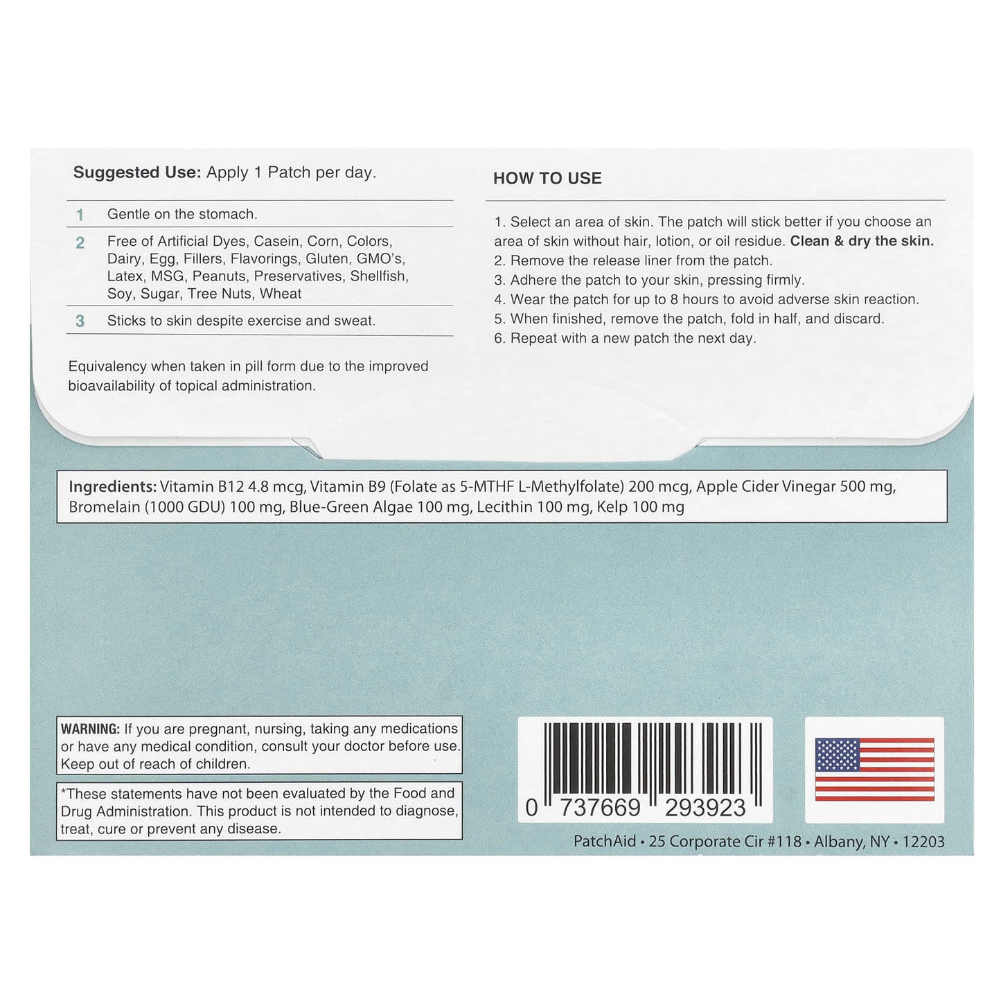 PatchAid, Natural Weight Loss Enhancer Patch , 30 Patches - Image 2