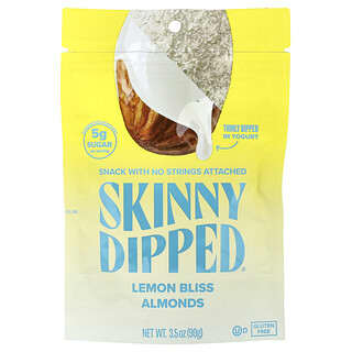 Nourishing Lemon Bliss Almonds by SkinnyDipped, 3.5 oz (99g)