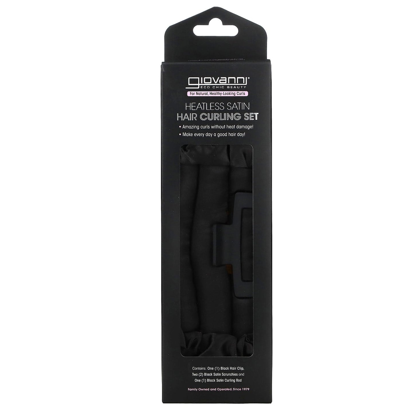 Giovanni Heatless Satin Hair Curling Set, 4-Piece - Image 1