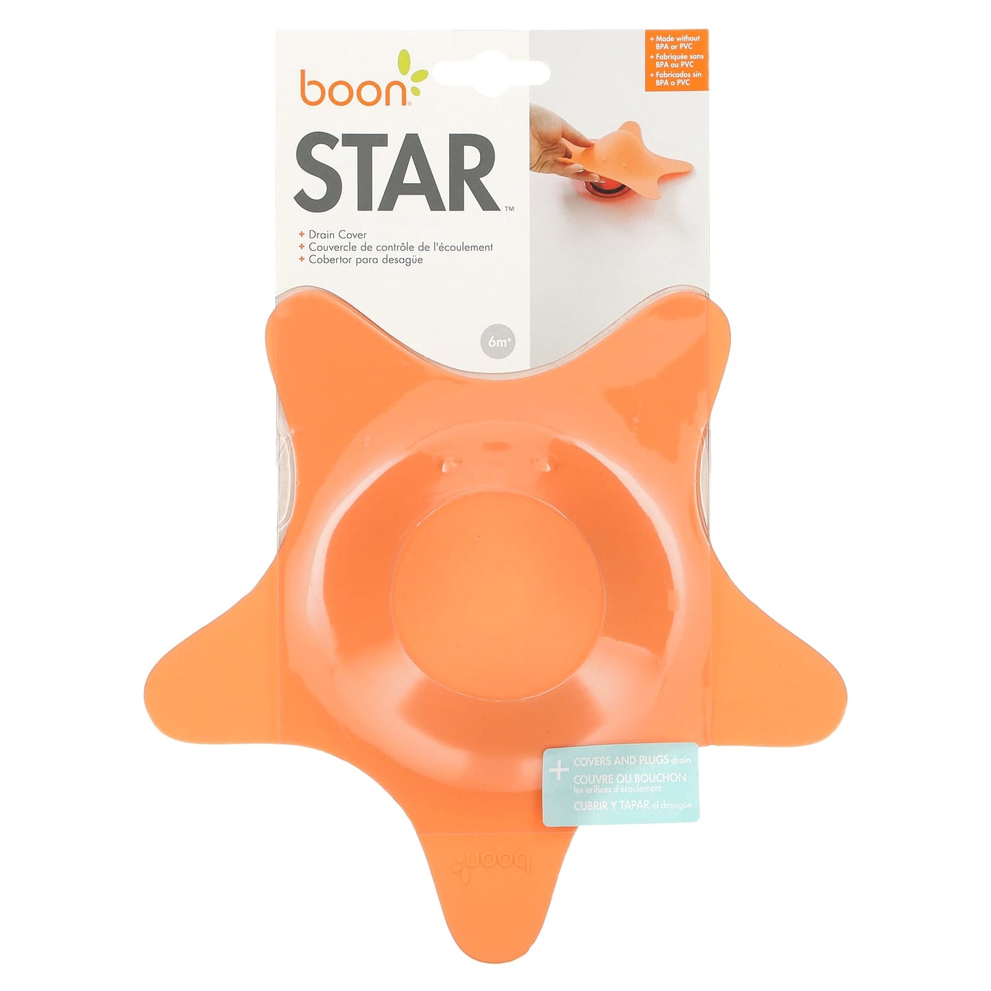 Boon Star Drain Cover for Toddlers - 6 Months & Up - Image 1