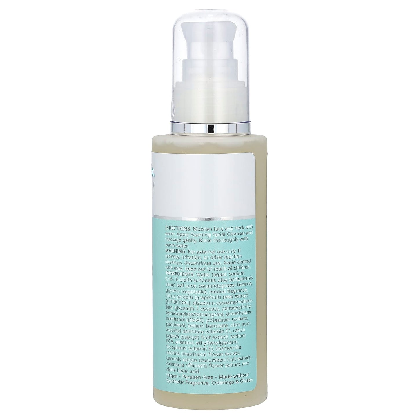NutriBiotic, Advanced Skin Care, Foaming Facial Cleanser, 4.2 fl oz (125 ml) - Image 2