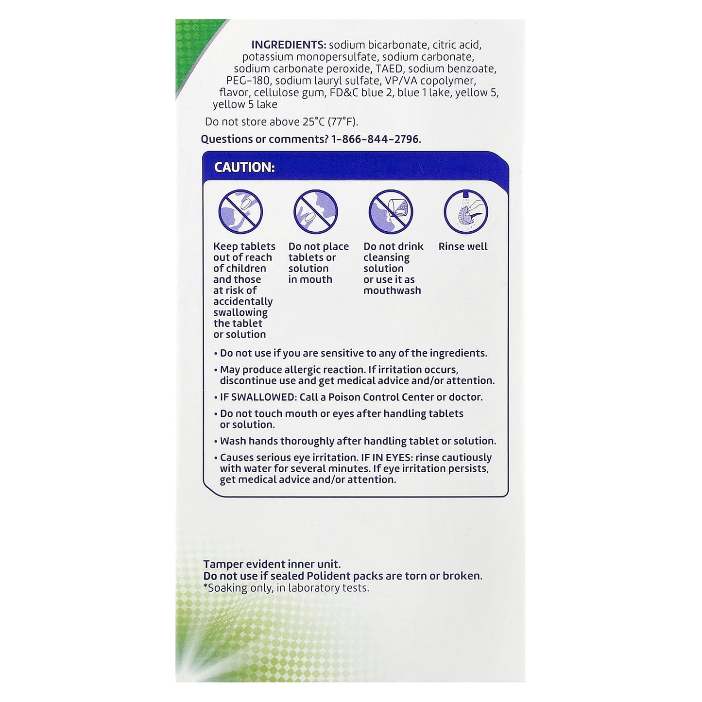 Polident, Antibacterial Denture Cleanser, 84 Tablets - Image 2