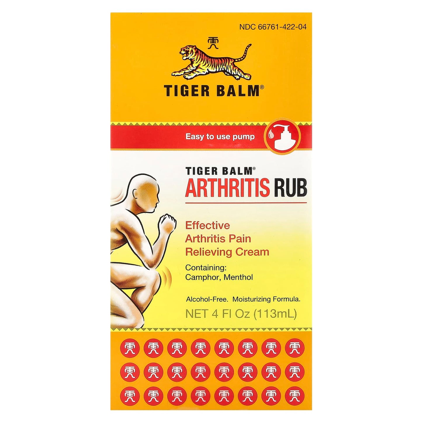Tiger Balm, Arthritis Rub, Alcohol-Free, 4 fl oz (113 ml) - Image 2