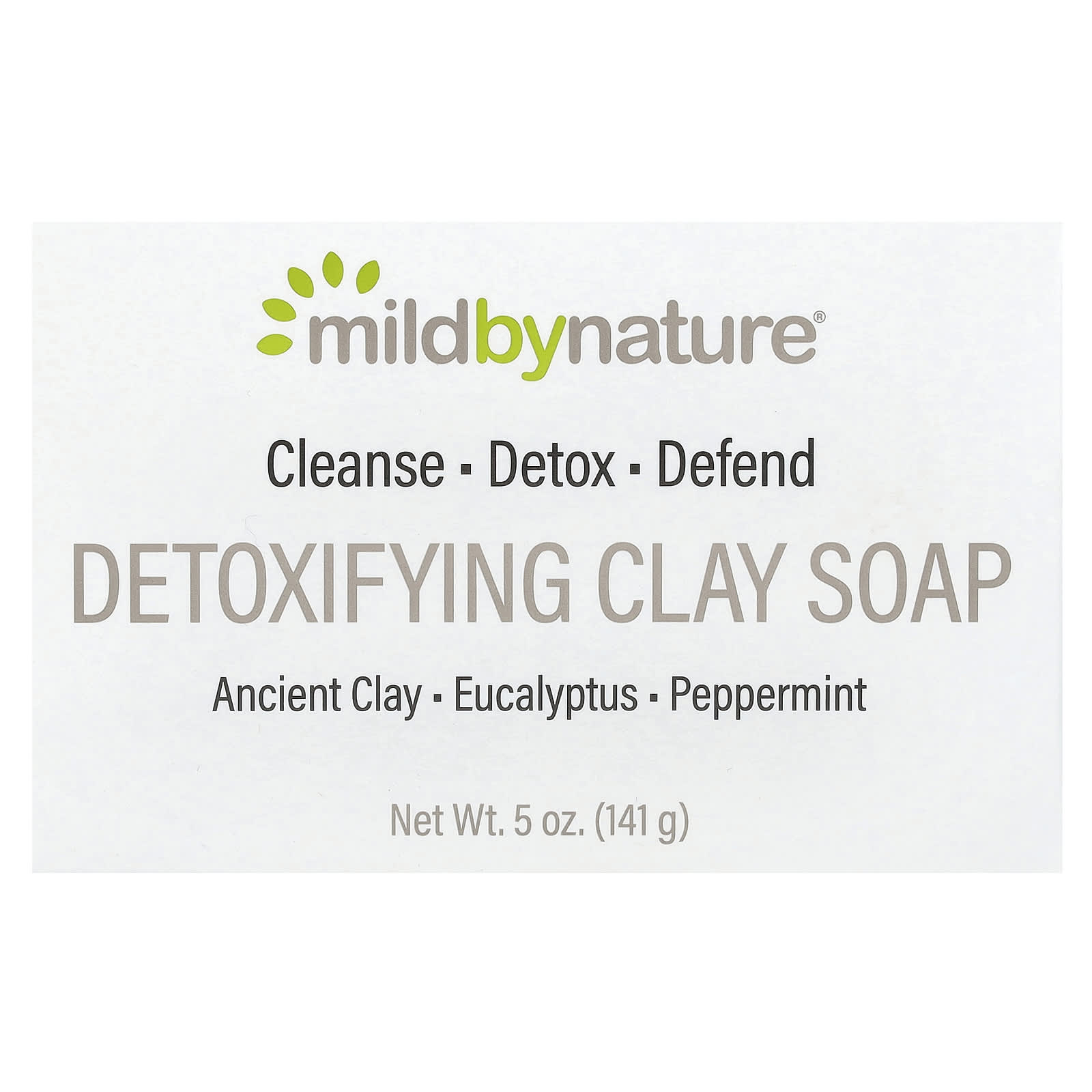Detoxifying Clay Bar Soap by Mild By Nature - Gentle, Natural Cleansing - Image 1