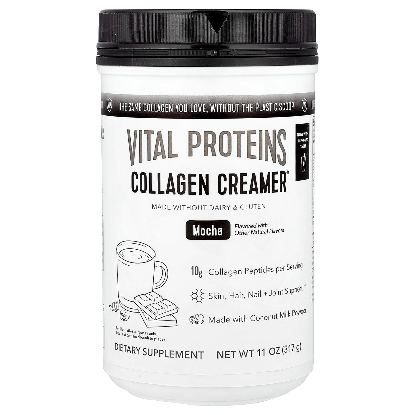 Vital Proteins, Collagen Creamer®, Mocha, 11 oz (317 g) - Image 1