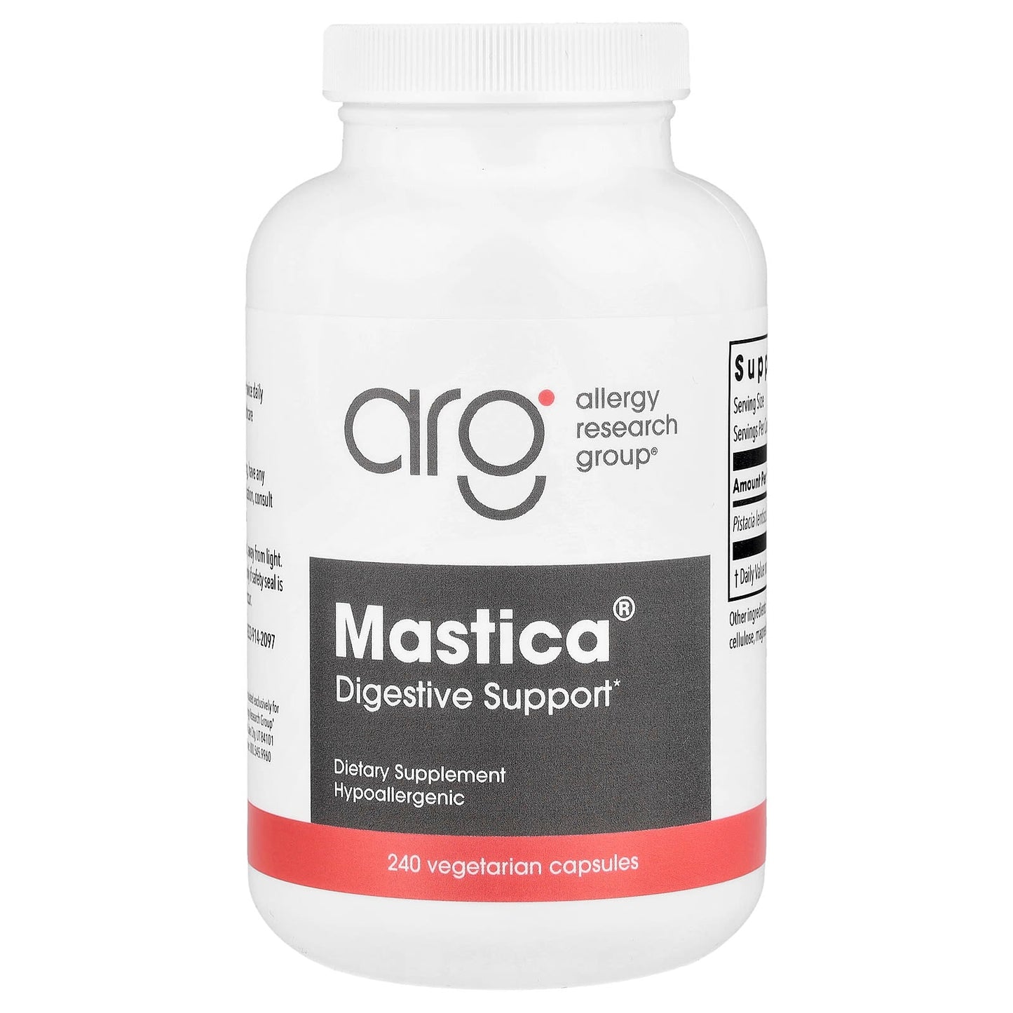 Allergy Research Group Mastica Digestive Support 240 Capsules - Image 1