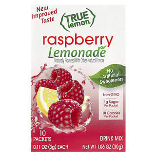 Raspberry Lemonade True Citrus Drink Mix, Sugar Free, 10 Packets