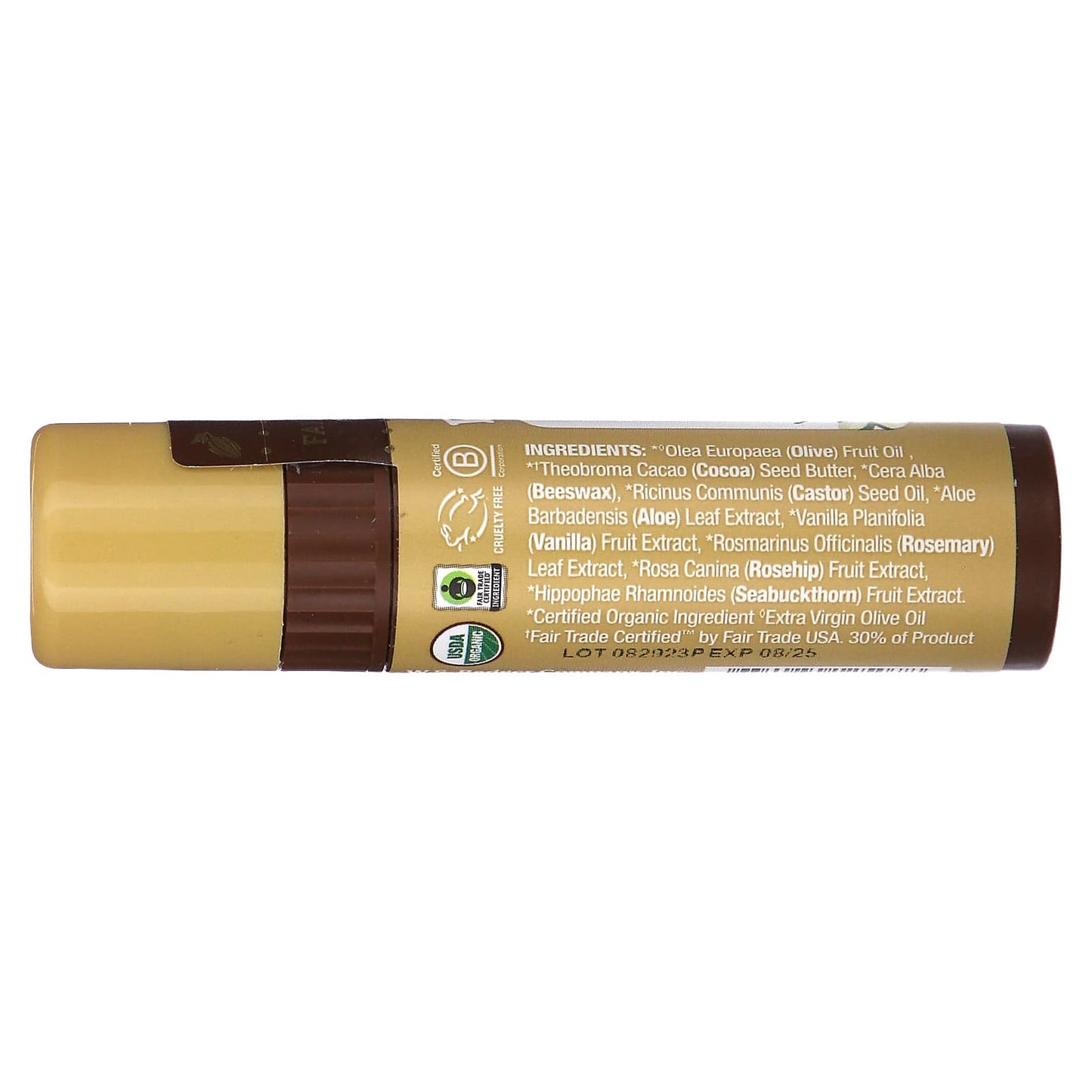 USDA Organic Vanilla Bean Lip Balm by Badger - Natural Moisturizer - Image 2