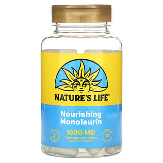 Nature's Life Monolaurin Capsules - Nourish Your Wellness from Raw Coconuts