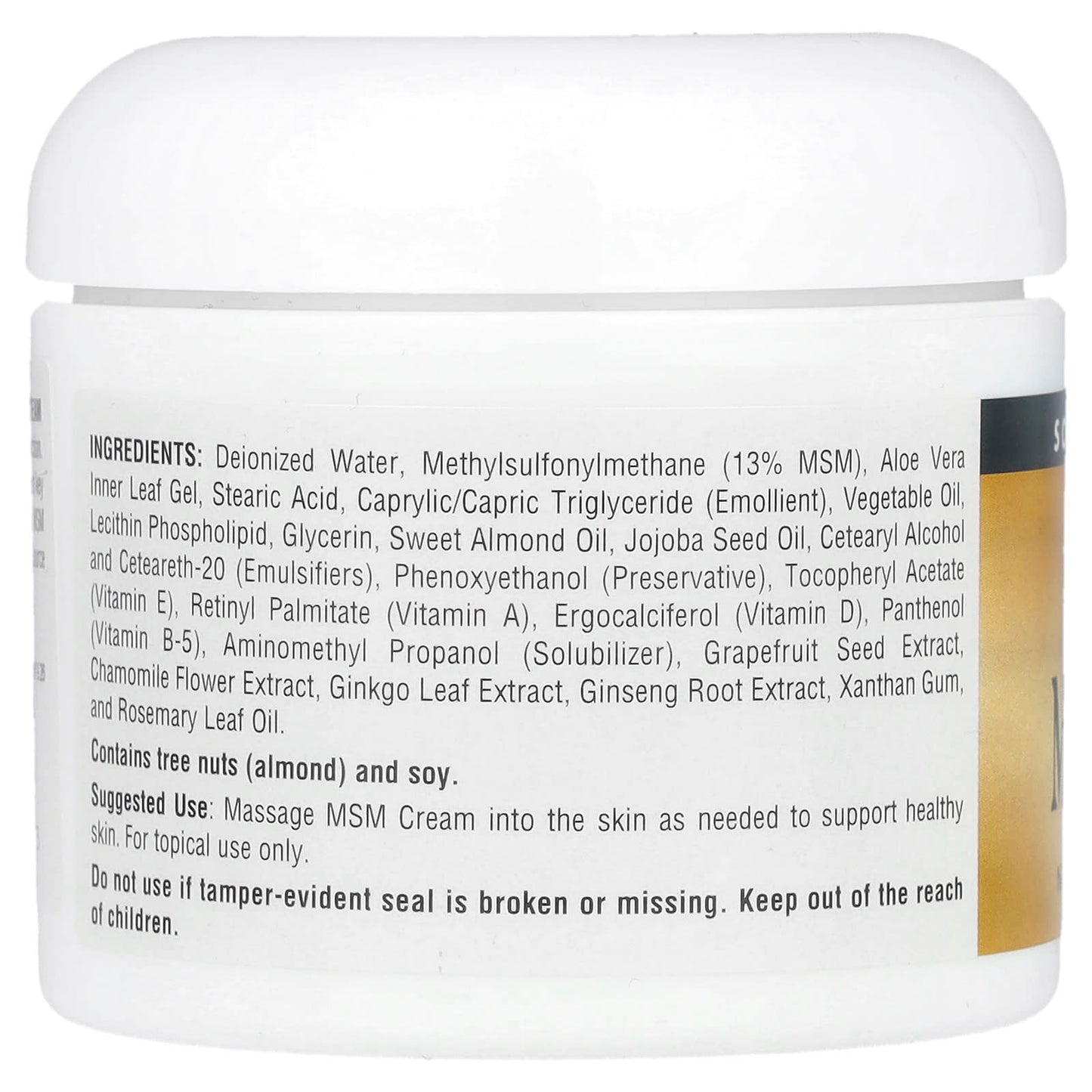 Source Naturals, MSM Cream, 4 oz (113.4 g) - Image 2