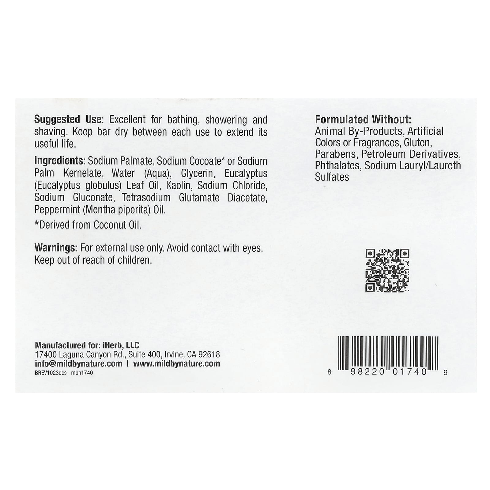 Detoxifying Clay Bar Soap by Mild By Nature - Gentle, Natural Cleansing - Image 2