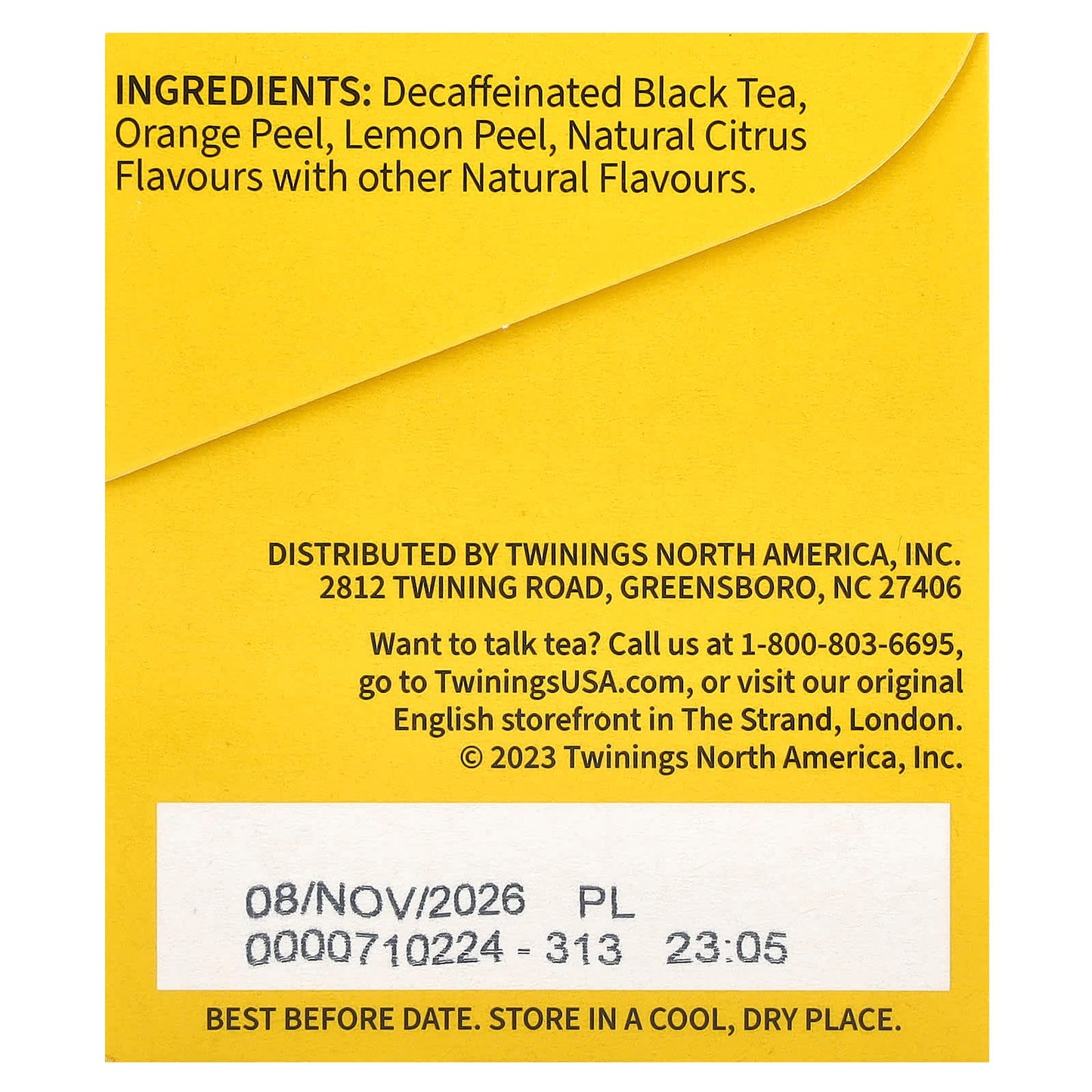 Twinings, Flavored Black Tea, Lady Grey, Decaffeinated, 20 Tea Bags, 1.41 oz (40 g) - Image 2