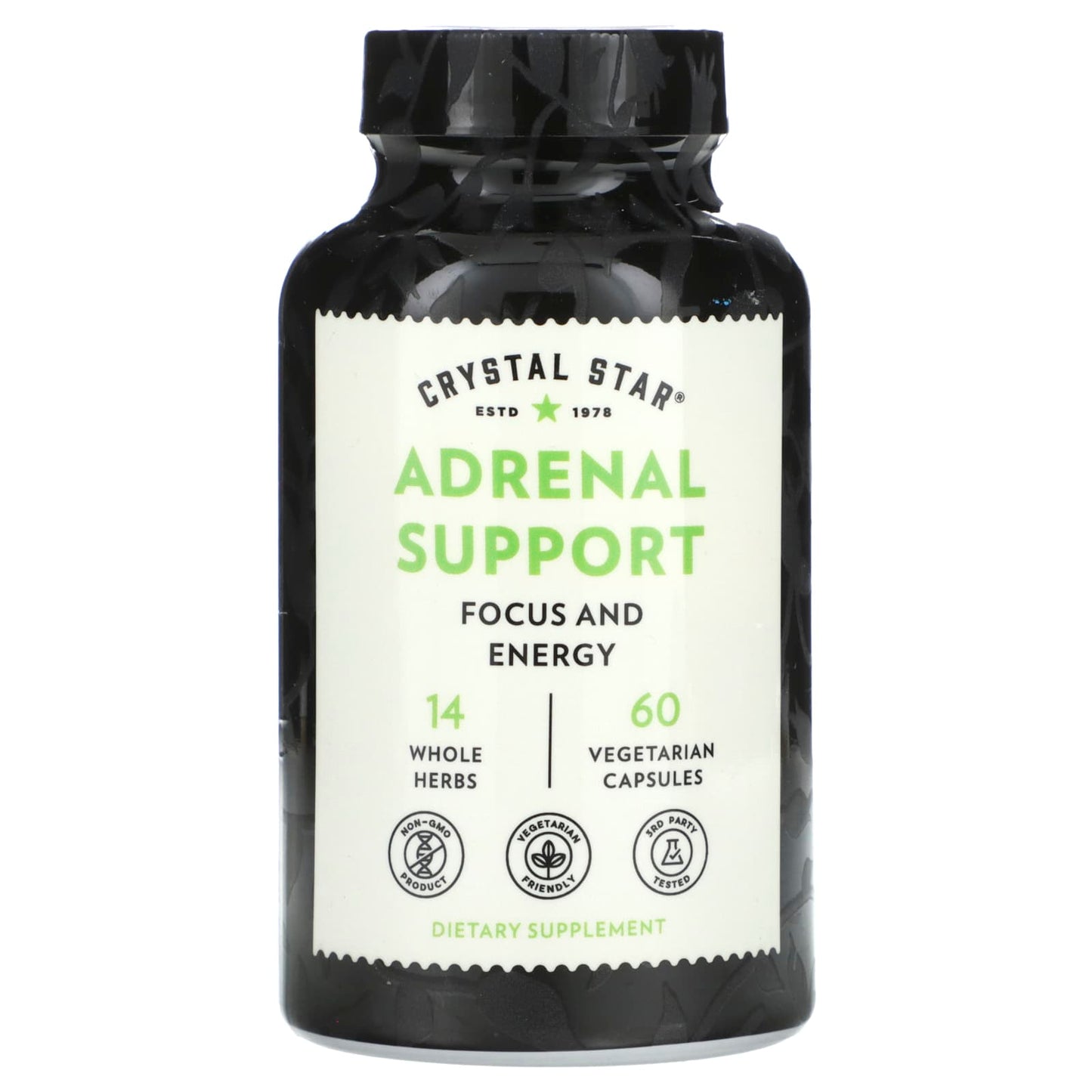 Adrenal Support Supplement for Stress Relief & Fatigue | Crystal Star - Image 1