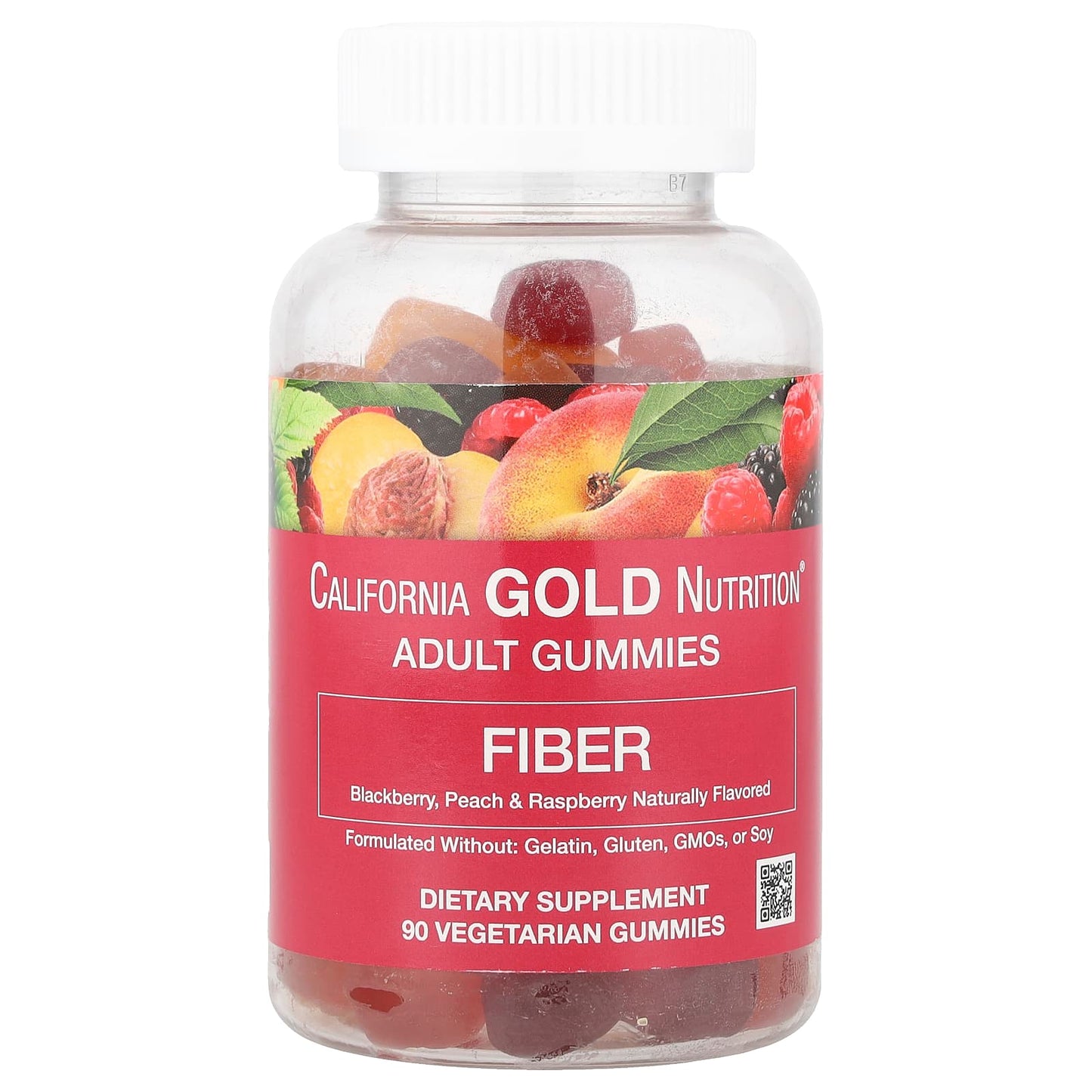 Boost Fiber Intake with California Gold Nutrition Gummies - 90 Count - Image 1