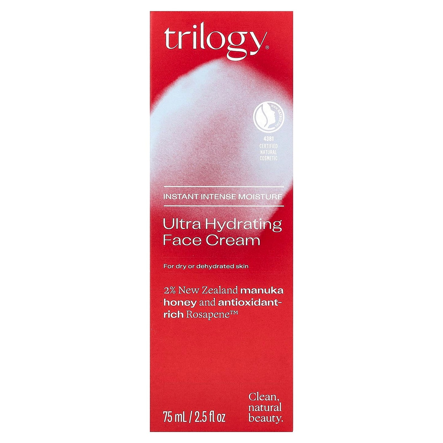 Trilogy, Ultra Hydrating Face Cream, 2.5 fl oz (75 ml) - Image 2