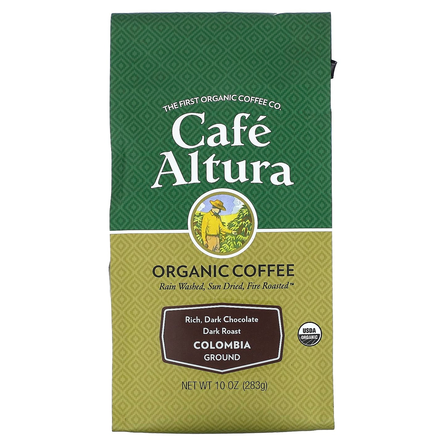 Dark Roast Organic Colombian Coffee by Cafe Altura - 10 oz - Image 1