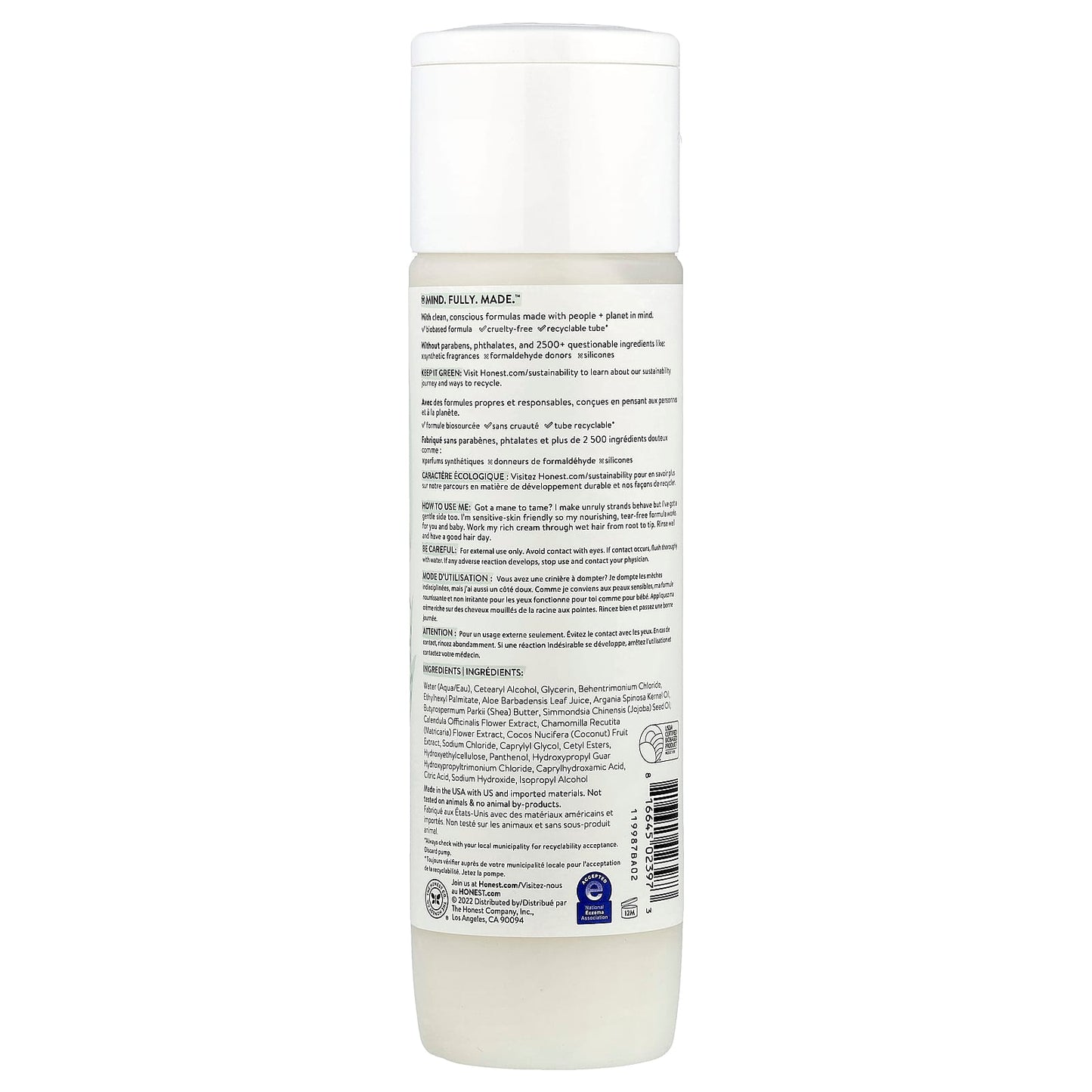 The Honest Company, Sensitive™ Conditioner, Fragrance Free, 10 fl oz (295 ml) - Image 2