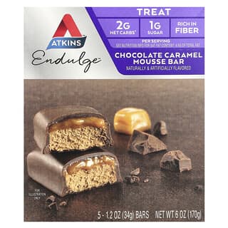 Indulge in Guilt-Free Chocolate Caramel Bliss with Atkins Low-Carb Bars