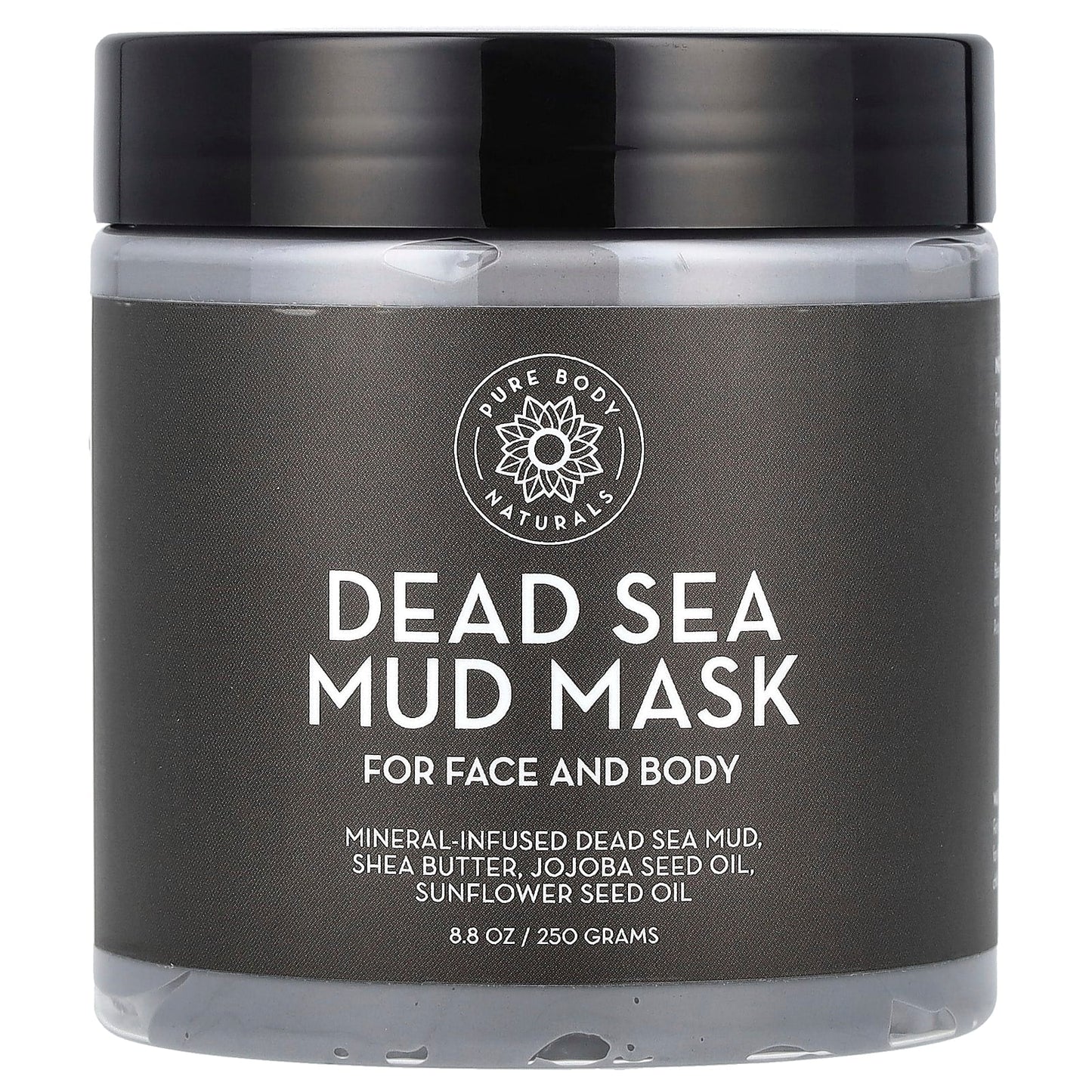 Pure Body Naturals, Dead Sea Mud Beauty Mask, 8.8 oz (250 g) - Image 1