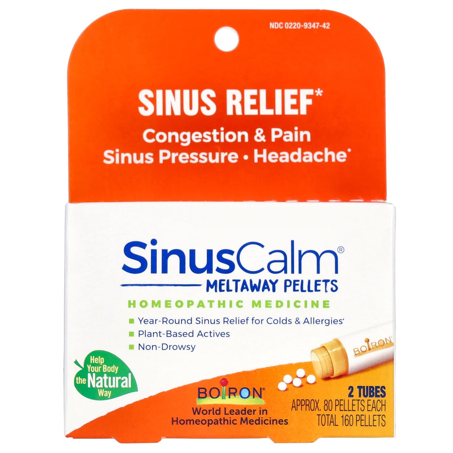 Sinus Relief with Boiron SinusCalm, Non-Drowsy & Homeopathic - Image 1