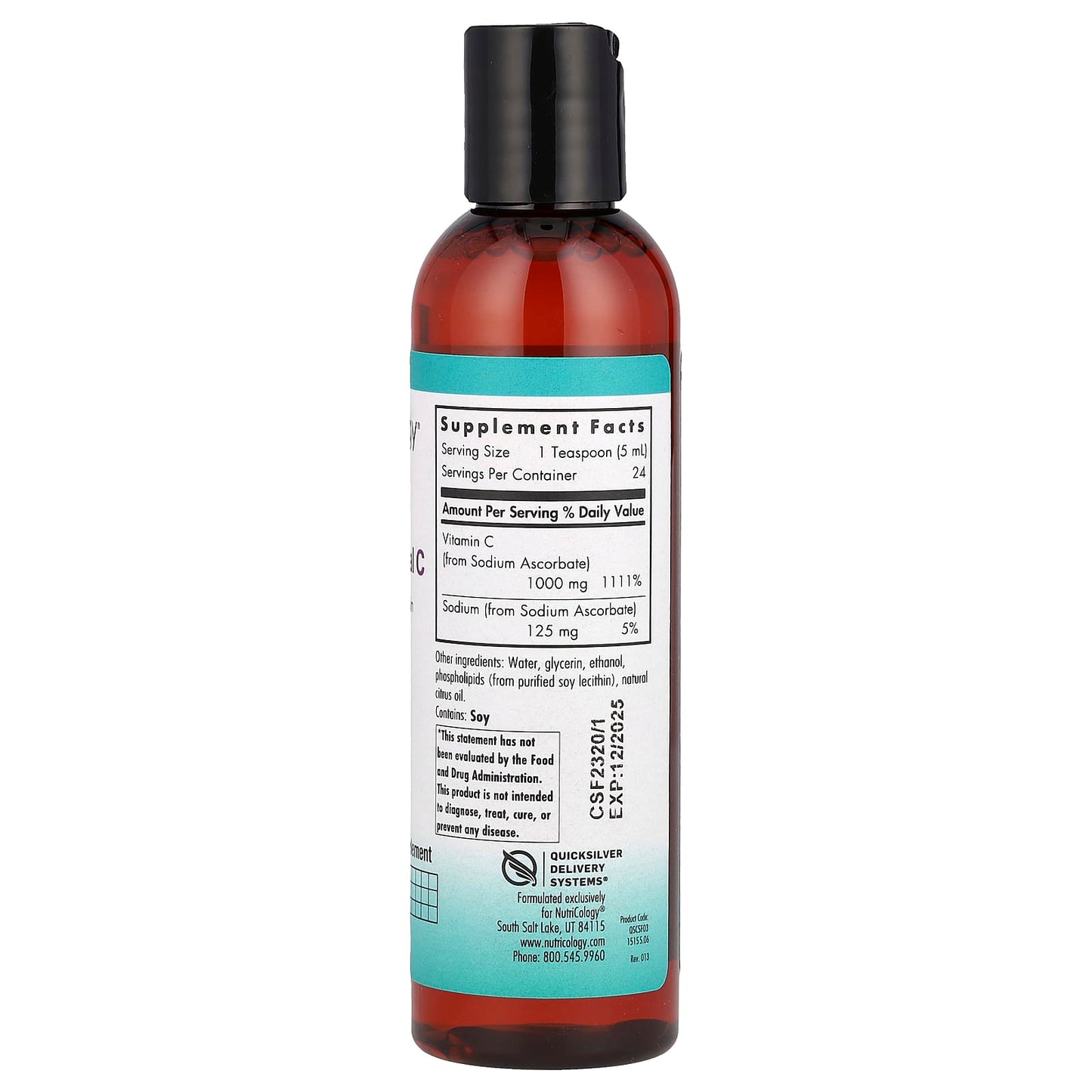 Nutricology, Micro Liposomal C, 4 fl oz (120 ml) - Image 2