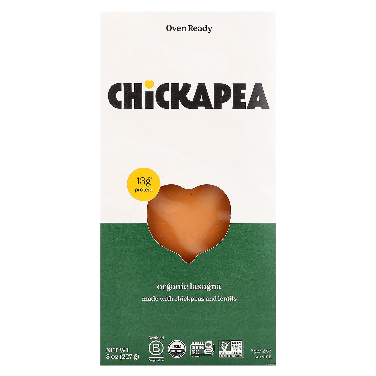 Delicious Organic Lasagna, Made with Chickpeas & Lentils by Chickapea - Image 1