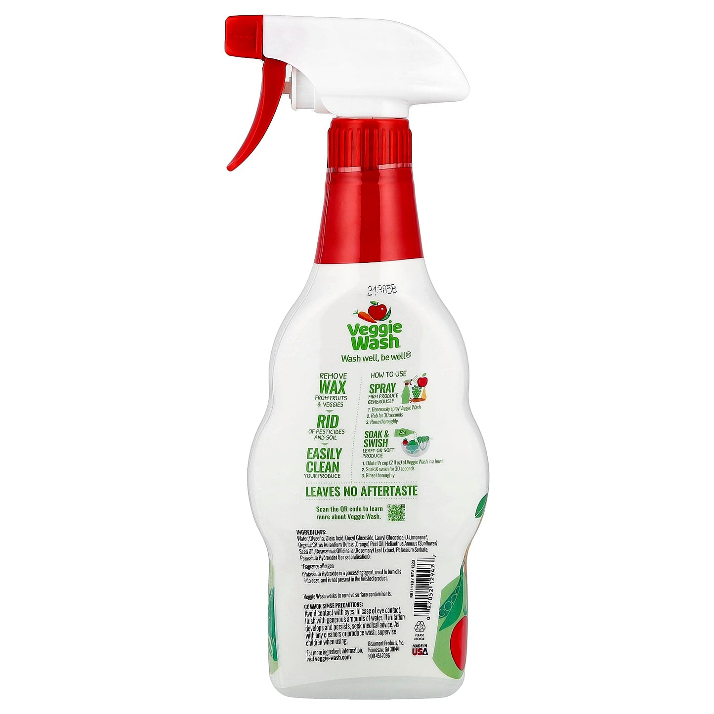 Natural Produce Cleaner for Fruit & Veggie Wash by Citrus Magic - Image 2