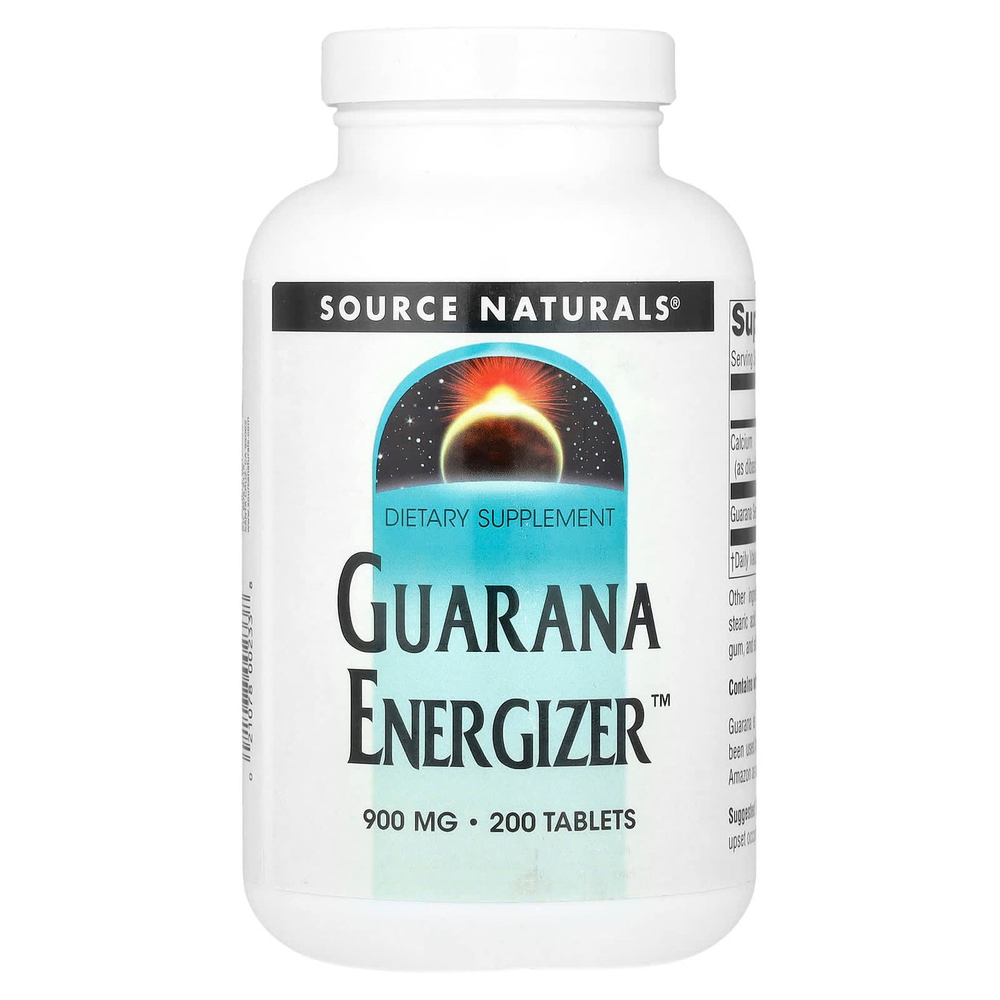 Source Naturals, Guarana Energizer™, 200 Tablets - Image 1