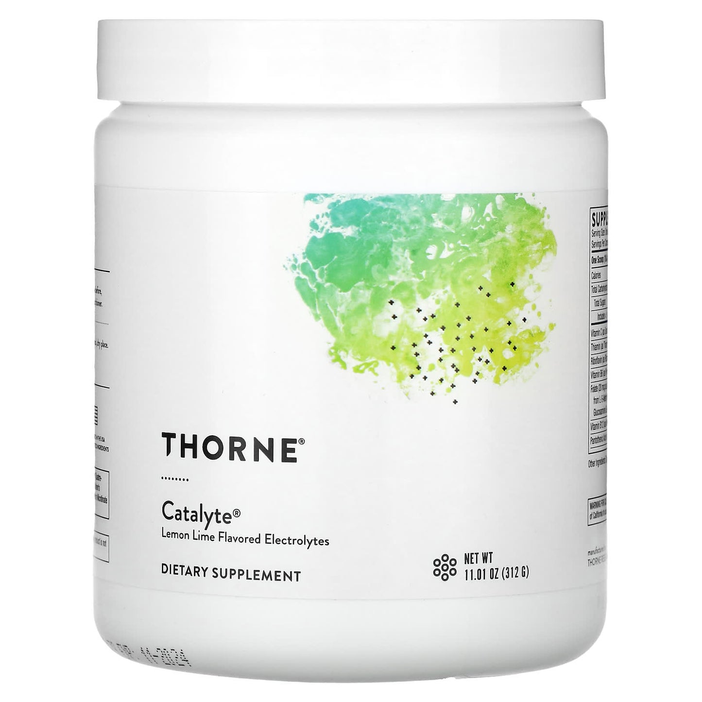 Thorne, Catalyte, Lemon Lime Flavored Electrolytes, 11.01 oz (312 g) - Image 1