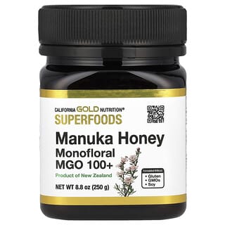 California Gold Nutrition Manuka Honey, 100+ MGO, 8.8 oz (250g)