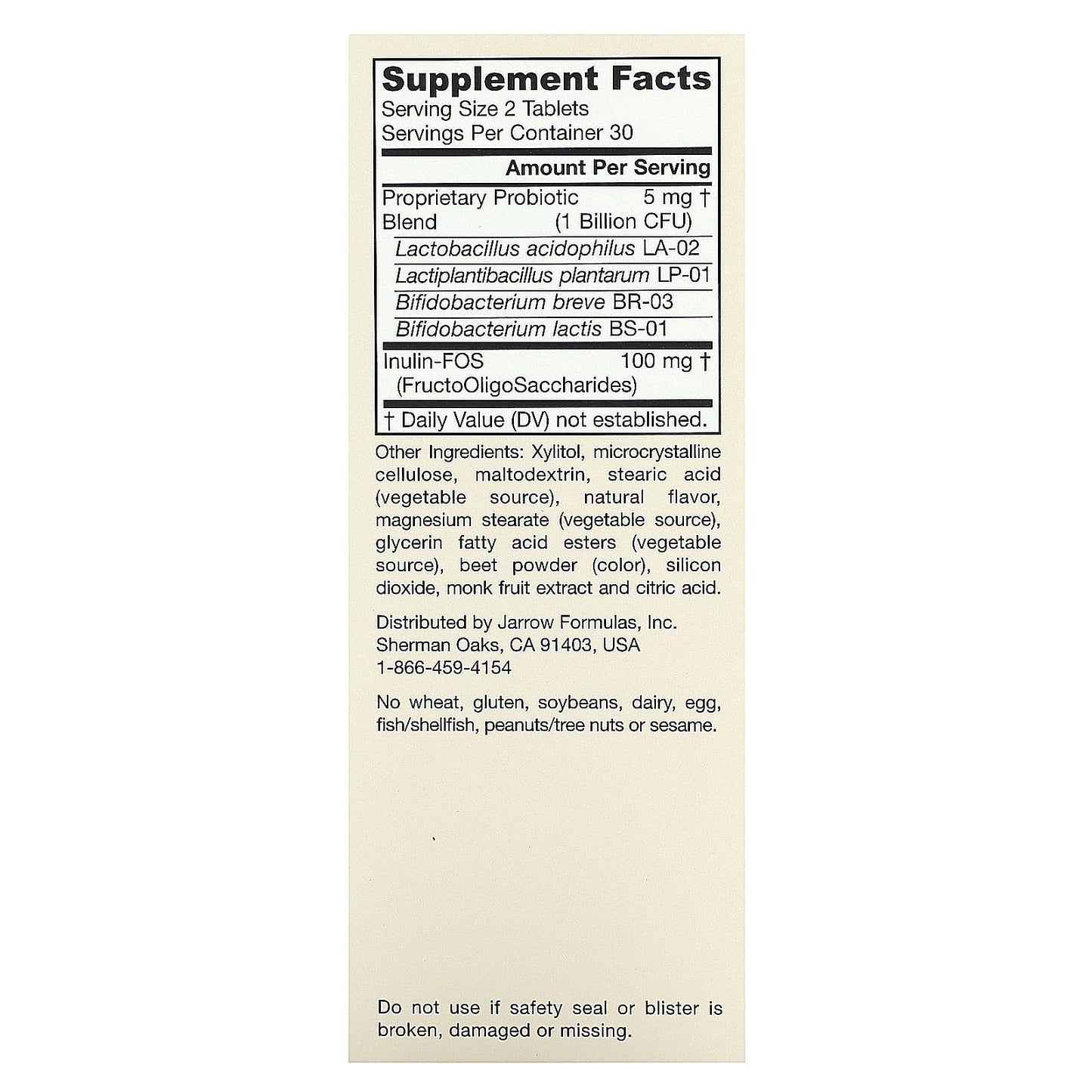 Jarrow Formulas Jarro-Dophilus Kids Daily Probiotic & Prebiotic for Immune Support - Image 2