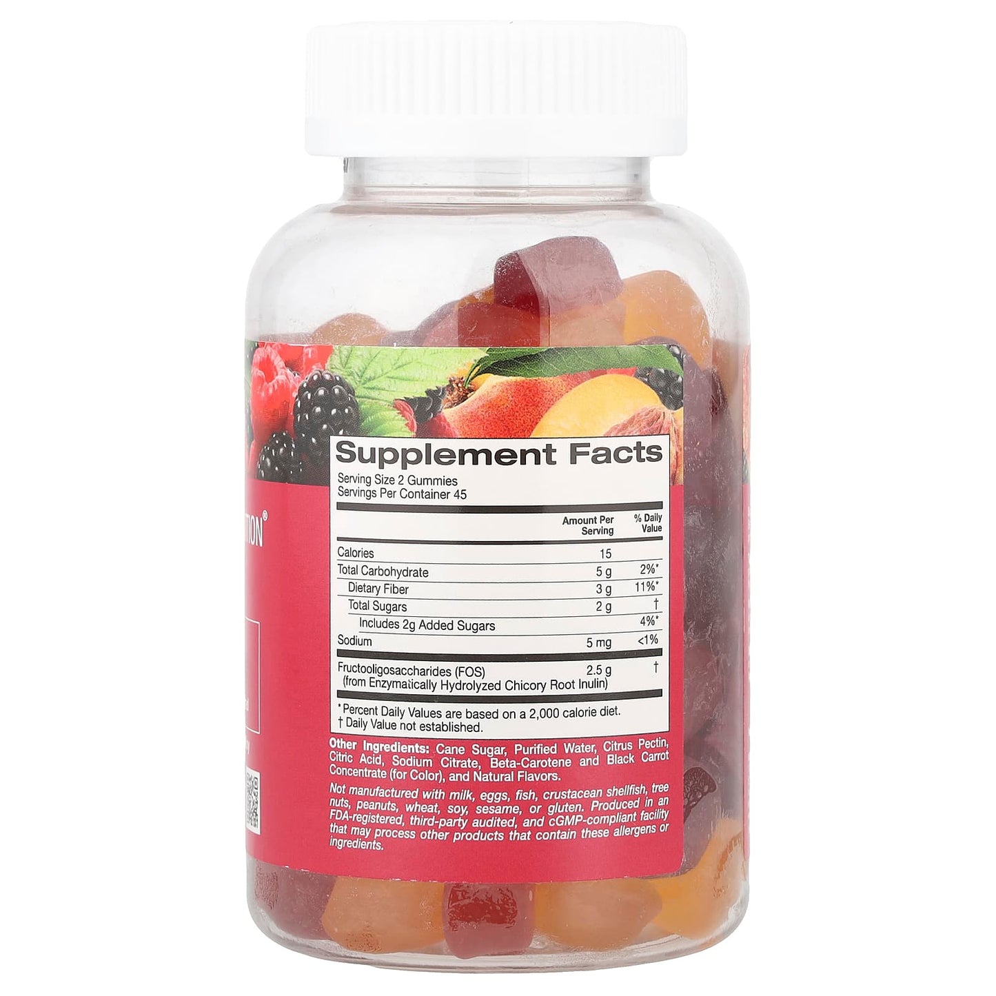 Boost Fiber Intake with California Gold Nutrition Gummies - 90 Count - Image 2
