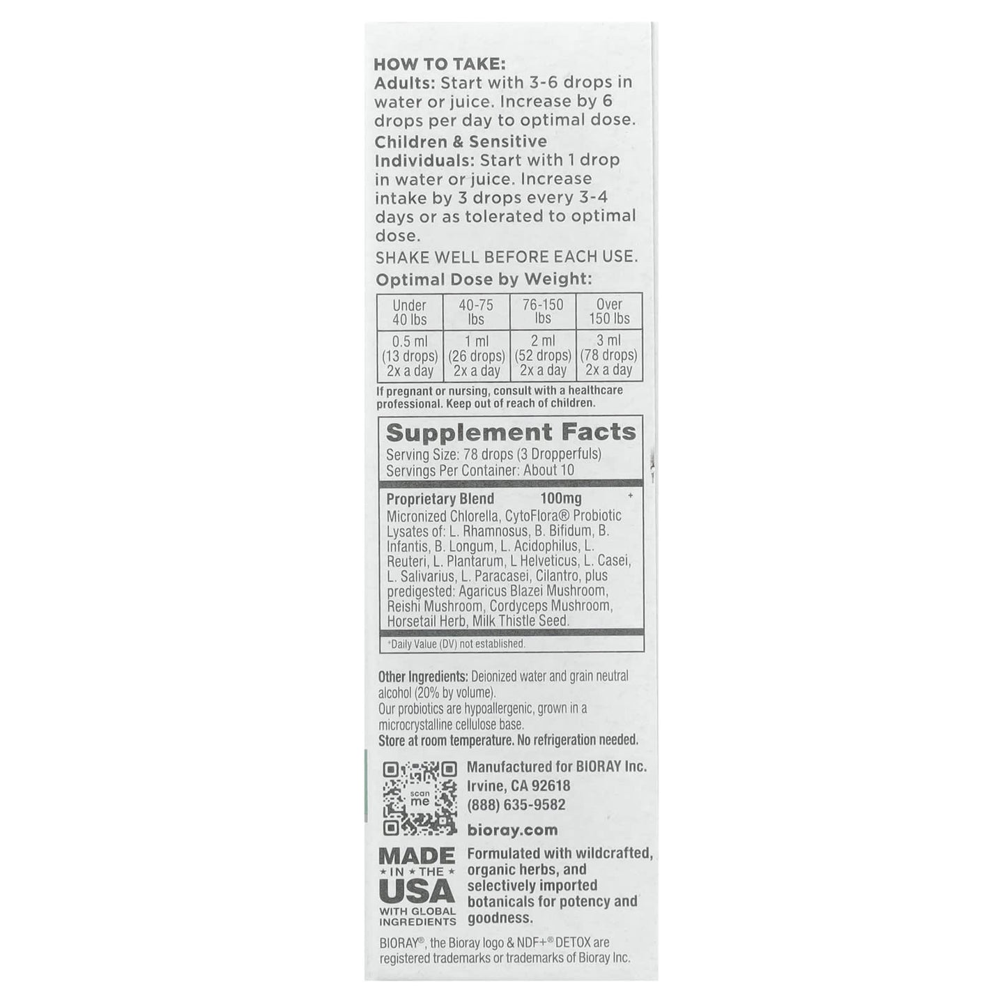 Heavy Metal Detox & Cell Energy Support by Bioray - 1 fl oz (30 ml) - Image 2
