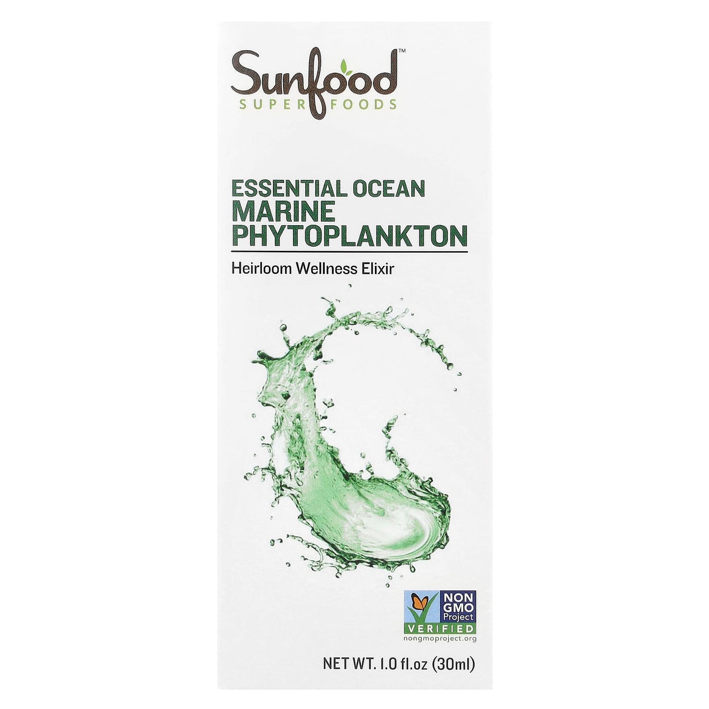 Sunfood, Essential Ocean Marine Phytoplankton, 1 fl oz (30 ml) - Image 1