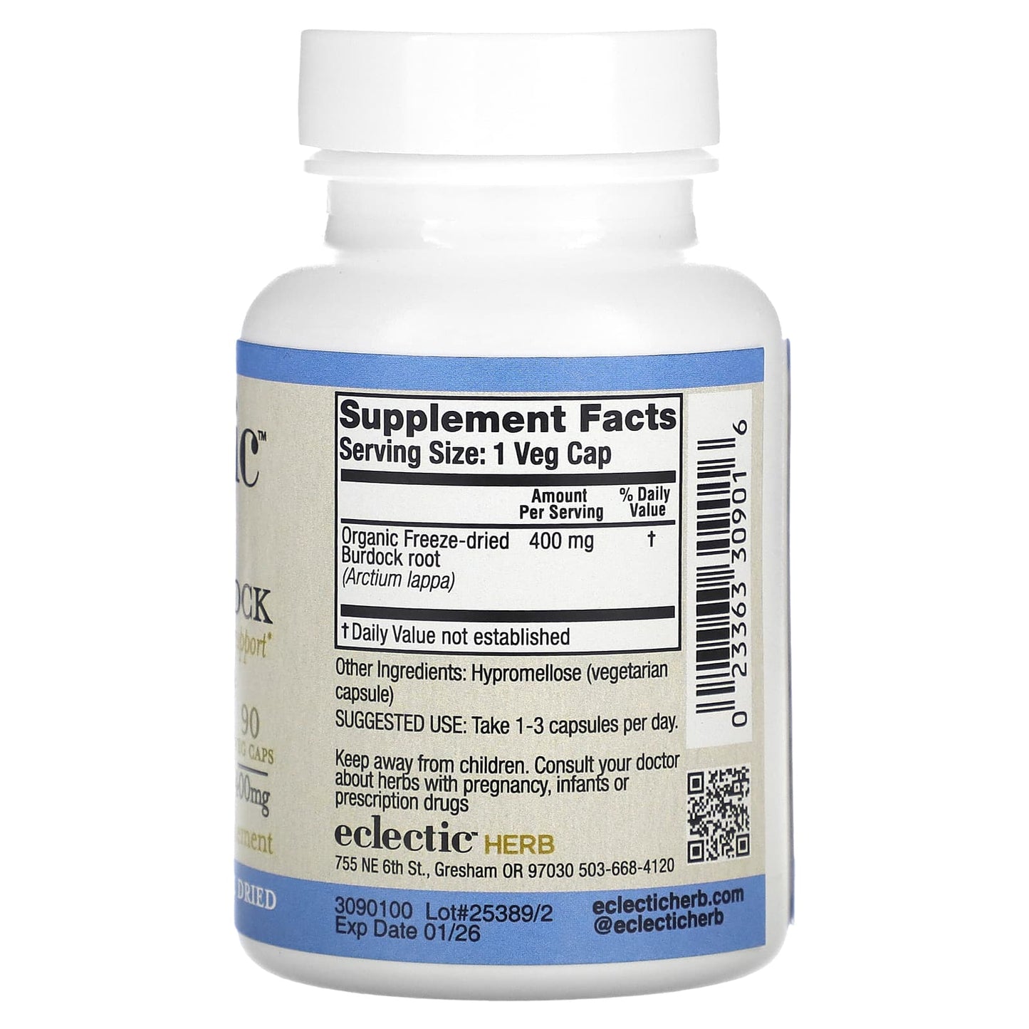 Burdock Root 400mg Liver & Cleanse Support Supplement - Image 2
