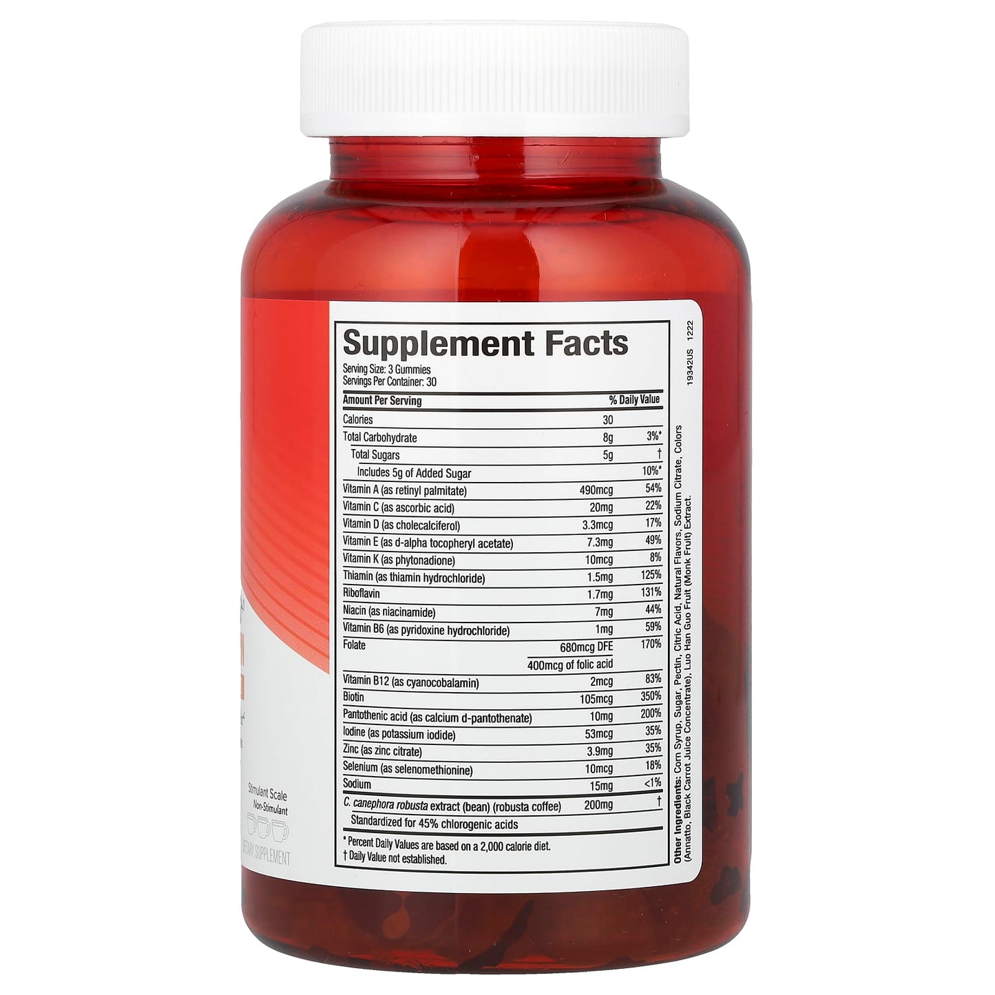 Hydroxycut Weight Loss + Multivitamin Gummies, Fruit, 90 Gummies - Image 2