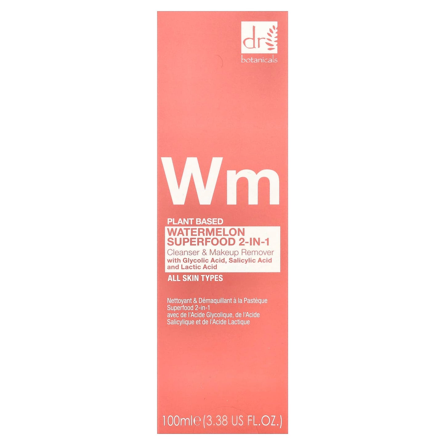 Watermelon Superfood 2-in-1 Cleanser & Makeup Remover by Dr. Botanicals - Image 2