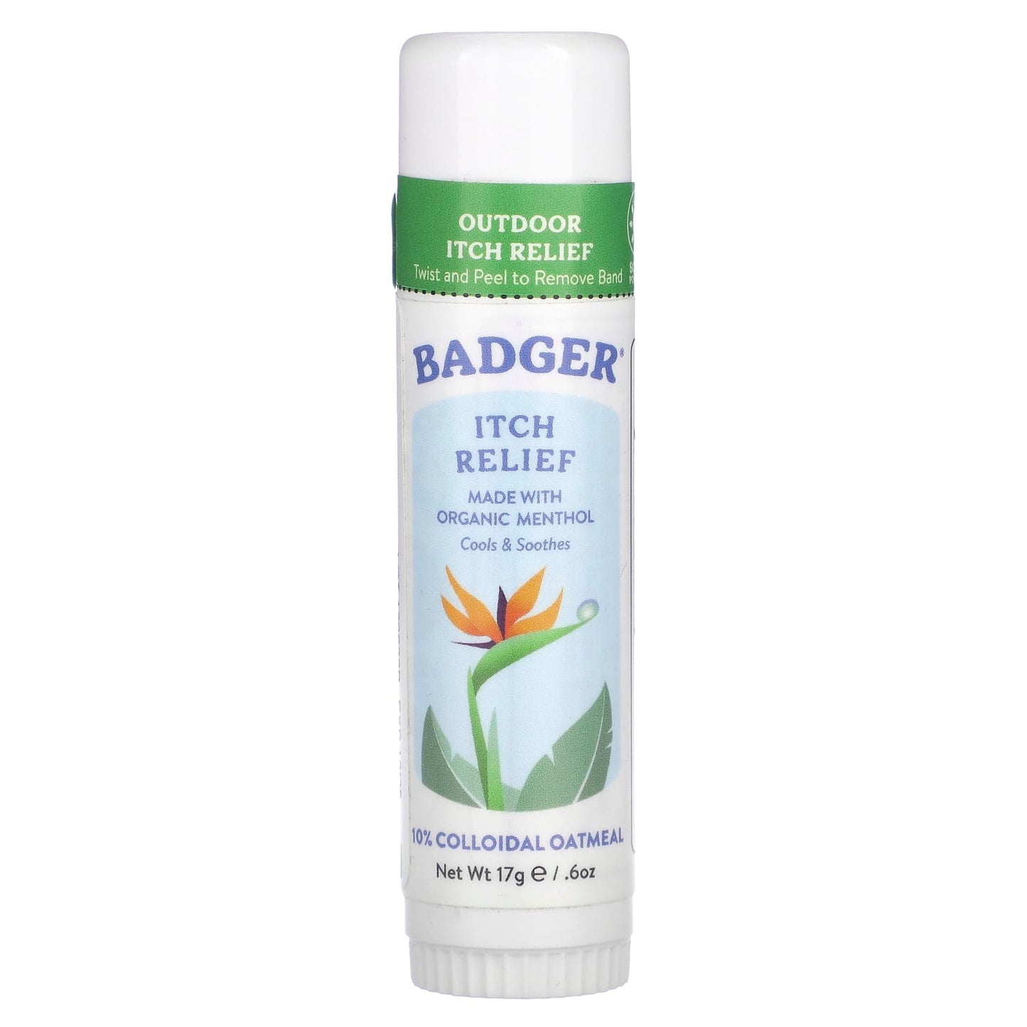 Organic Itch Relief for Outdoor Skin, Badger, 0.6 oz - Image 1