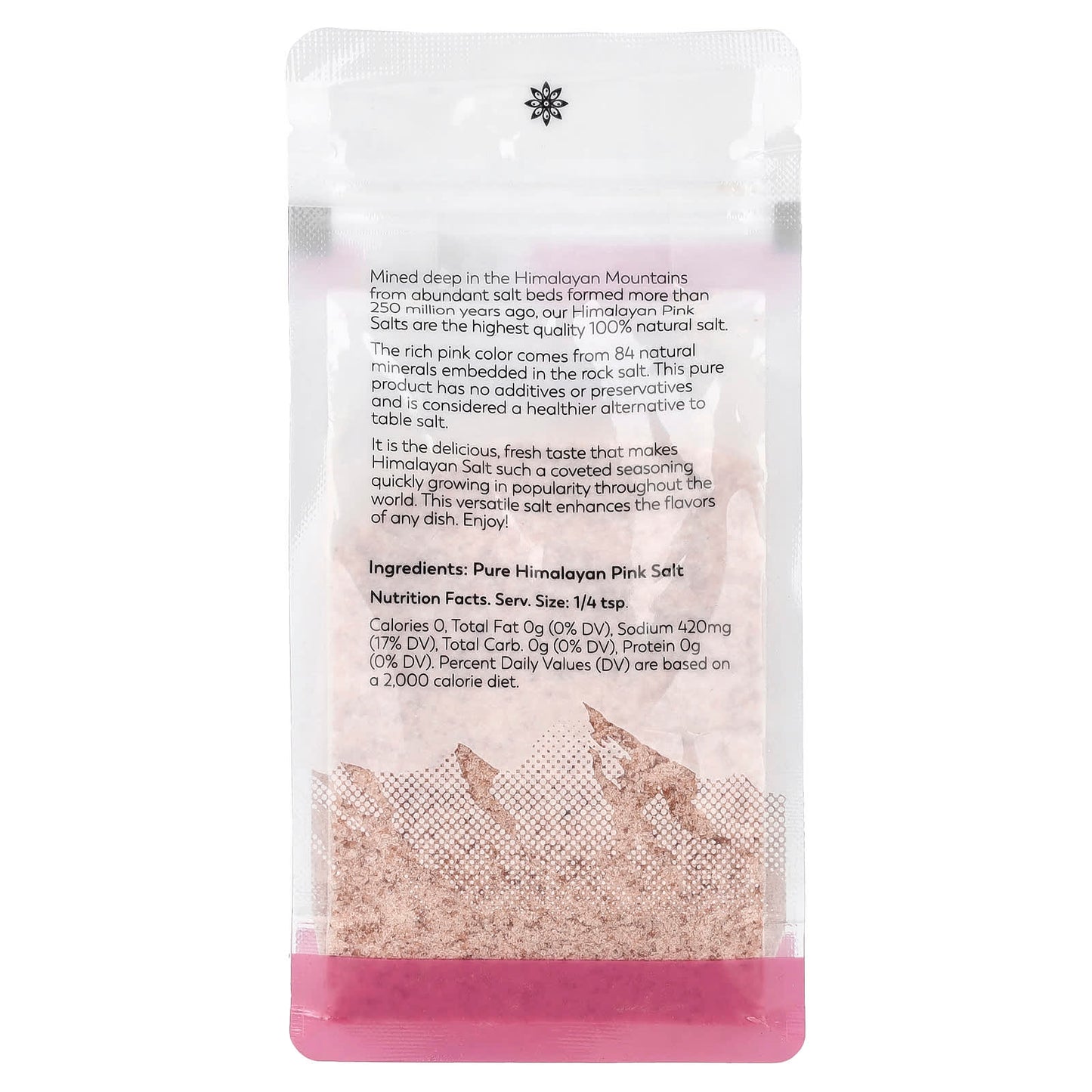 The Spice Lab, Himalayan Pink Salt, Fine Grain, 1 lb (453 g) - Image 2